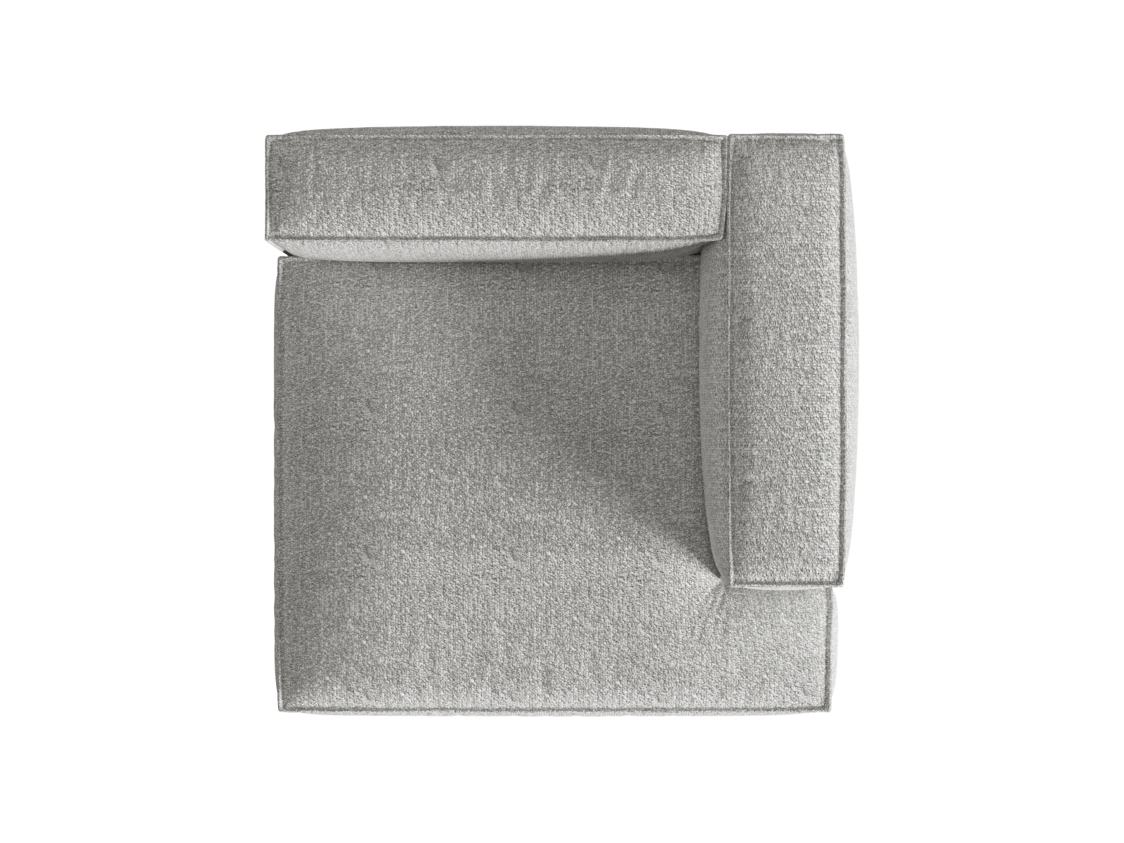 Boucle Chaise Longue Right, "Nuria", 1 Seat, 127x147x72