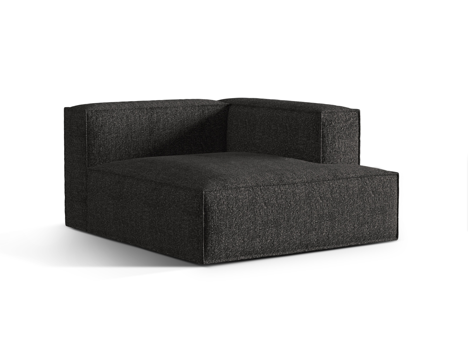 Boucle Chaise Longue Right, "Nuria", 1 Seat, 127x147x72