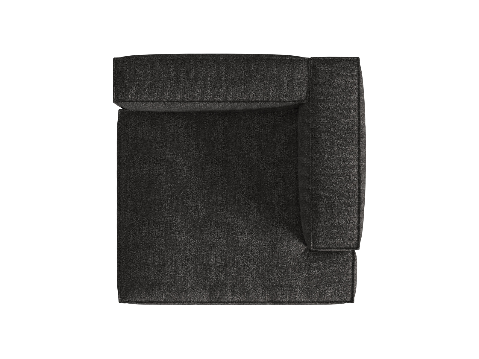 Boucle Chaise Longue Right, "Nuria", 1 Seat, 127x147x72
