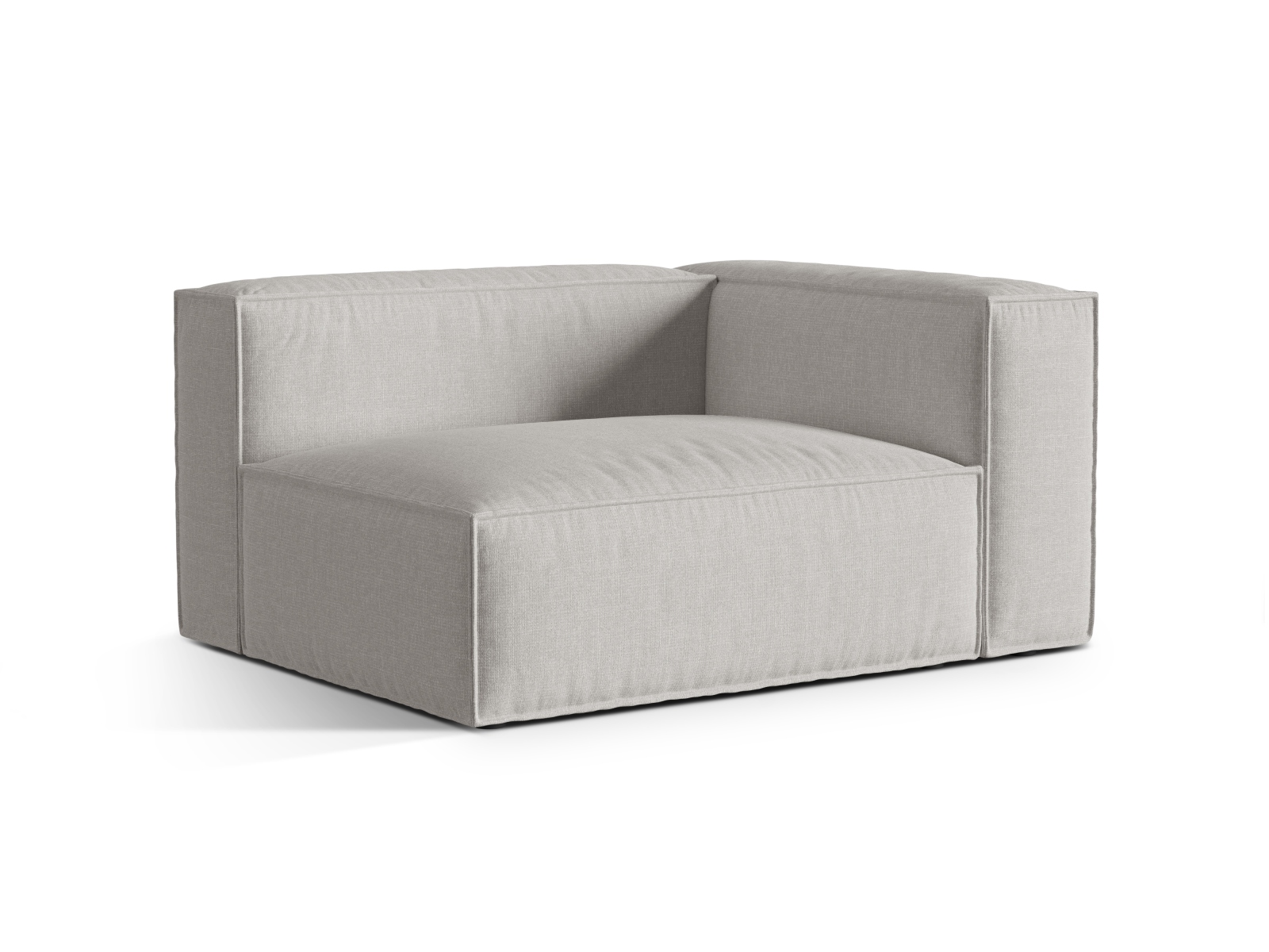 Right Modular Sofa, "Nuria", 2 Seats, 145x110x72