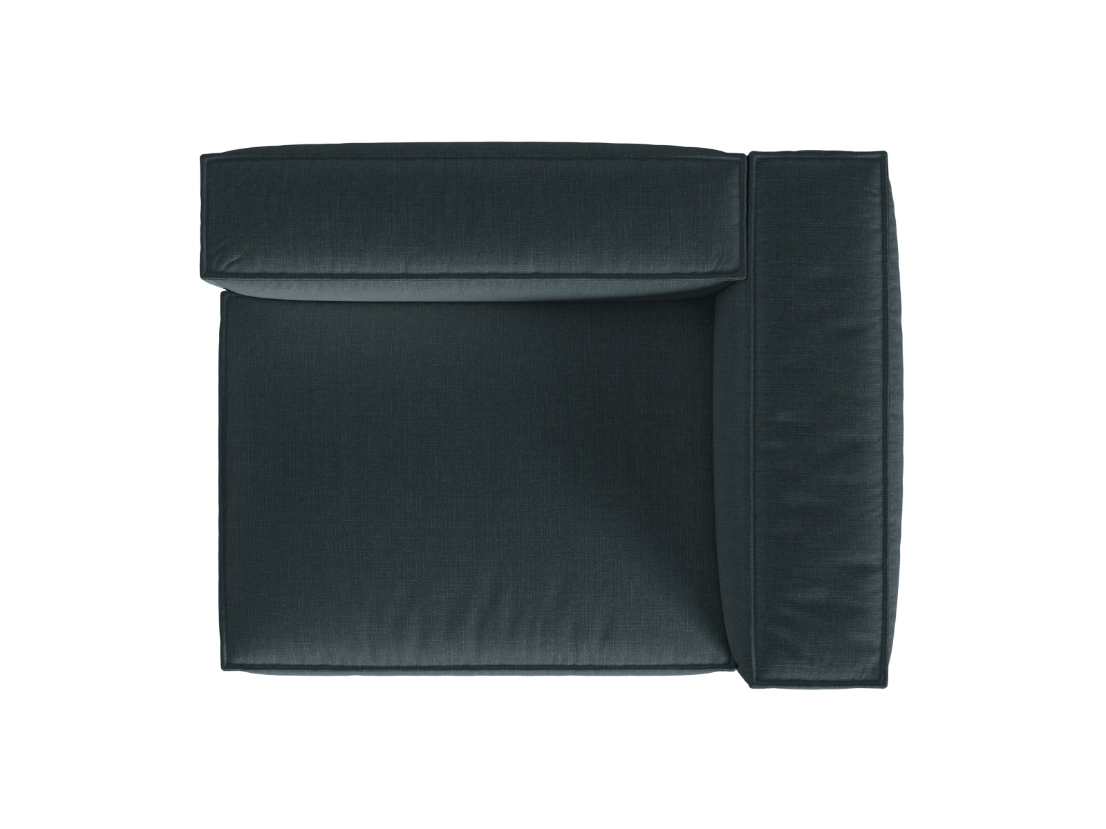 Right Modular Sofa, "Nuria", 2 Seats, 145x110x72