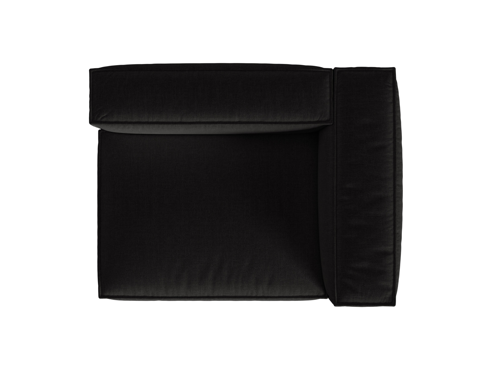 Right Modular Sofa, "Nuria", 2 Seats, 145x110x72
