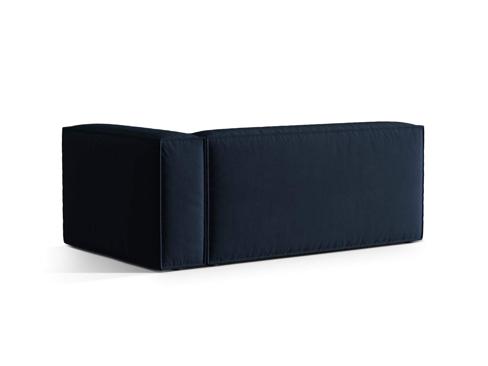 Velvet Right Modular Sofa, "Nuria", 3 Seats, 185x110x72