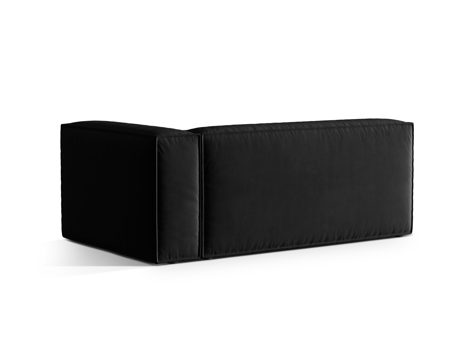 Velvet Right Modular Sofa, "Nuria", 3 Seats, 185x110x72