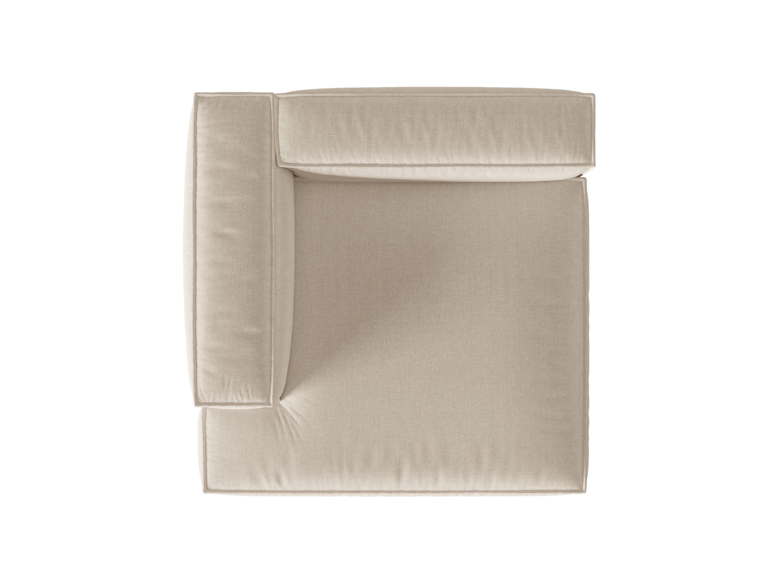 Chaise Longue Left, "Nuria", 1 Seat, 147x147x72
