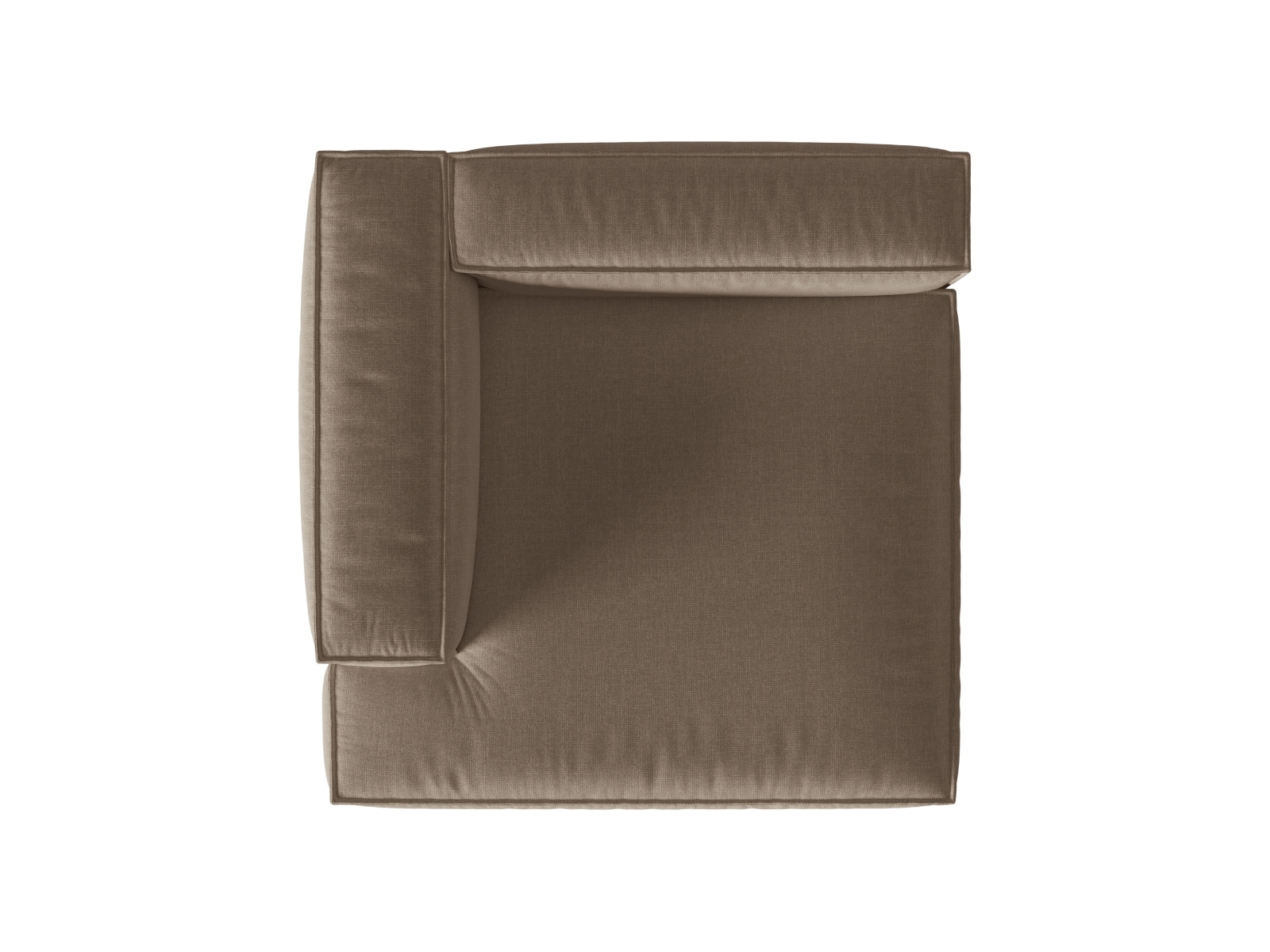 Chaise Longue Left, "Nuria", 1 Seat, 147x147x72