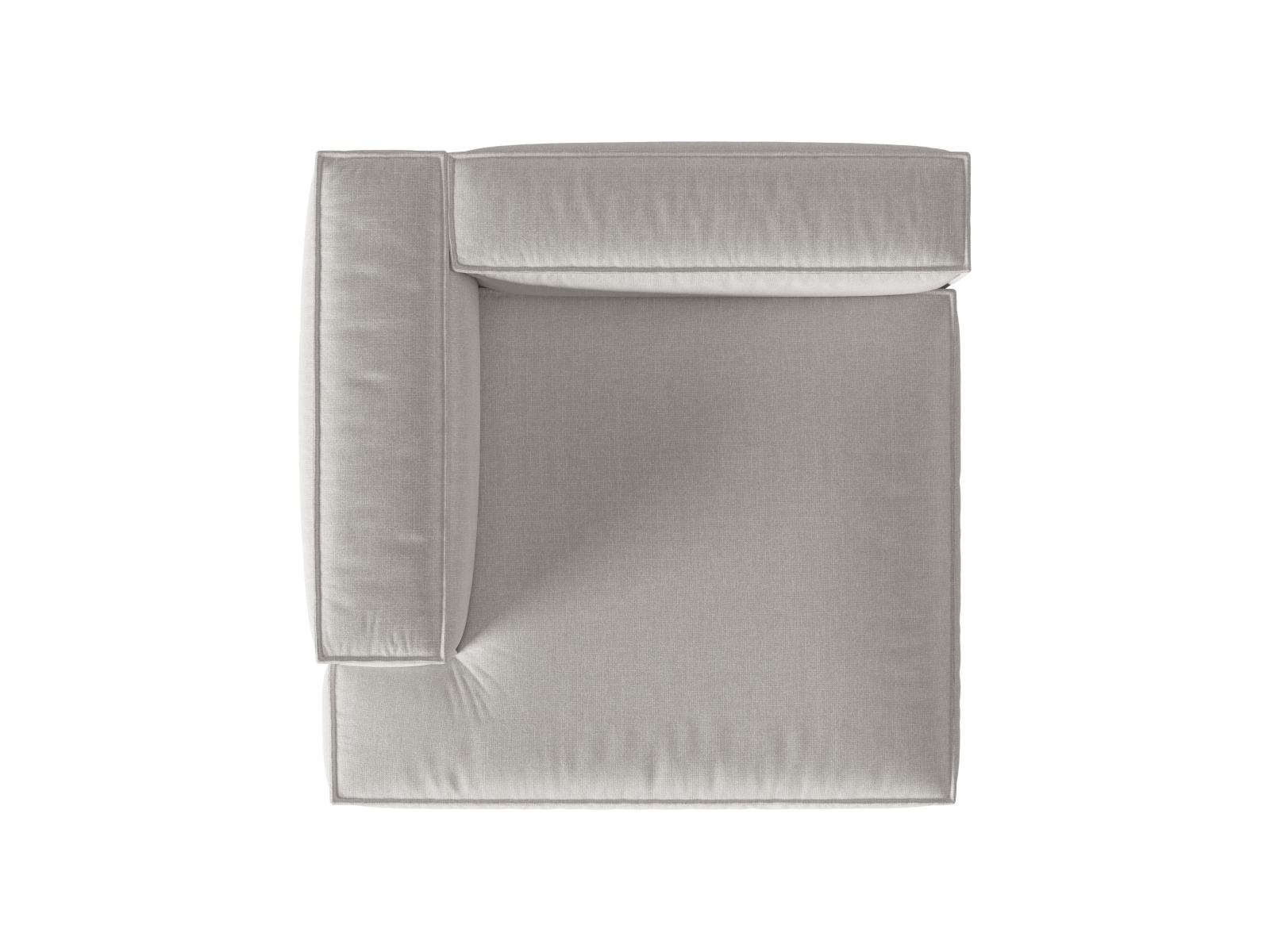 Chaise Longue Left, "Nuria", 1 Seat, 147x147x72