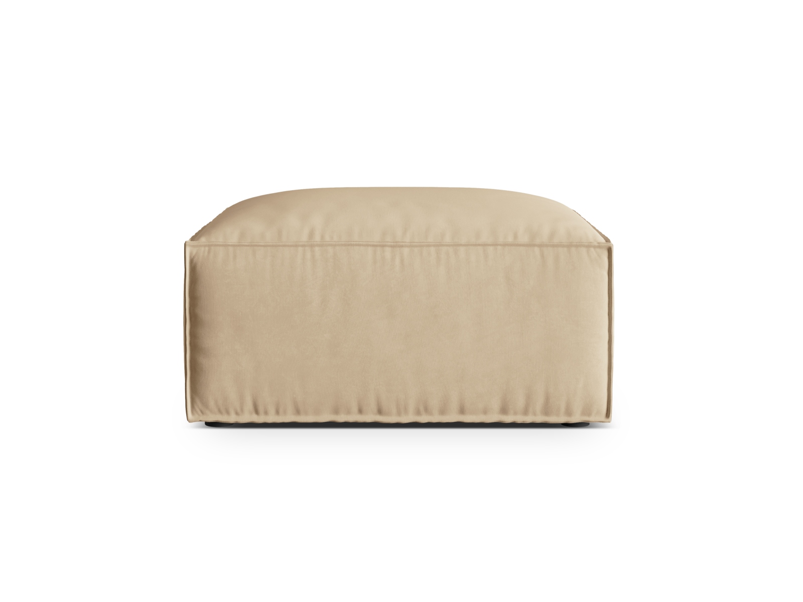 Velvet Pouf, "Nuria", 1 Seat, 85x85x45