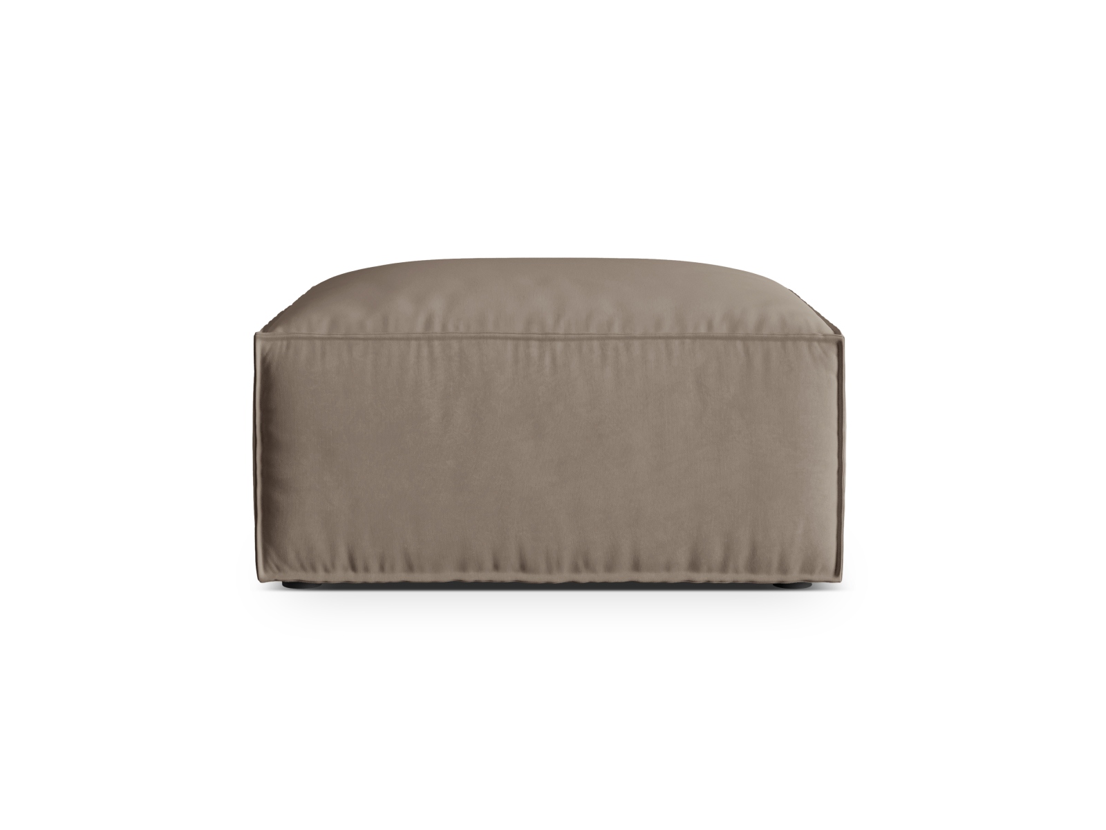 Velvet Pouf, "Nuria", 1 Seat, 85x85x45