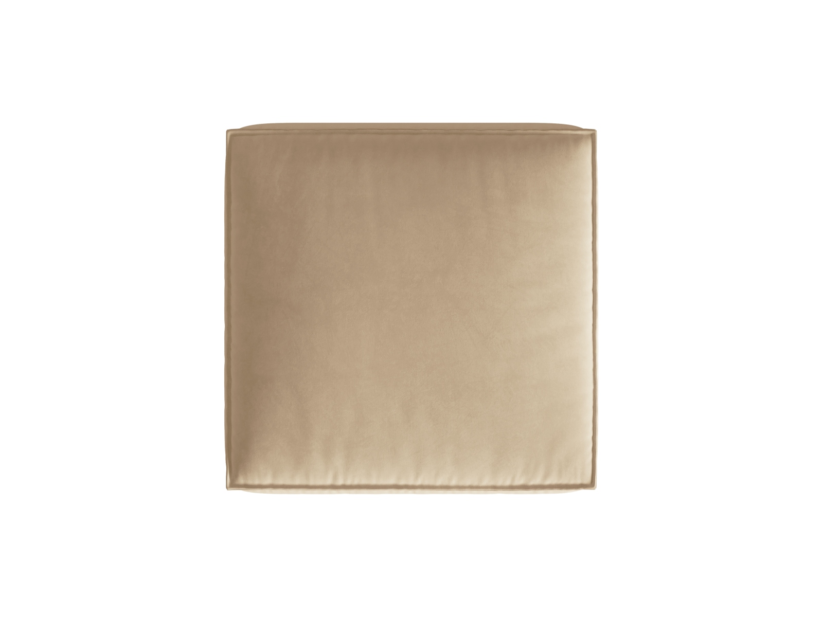 Velvet Pouf, "Nuria", 1 Seat, 85x85x45