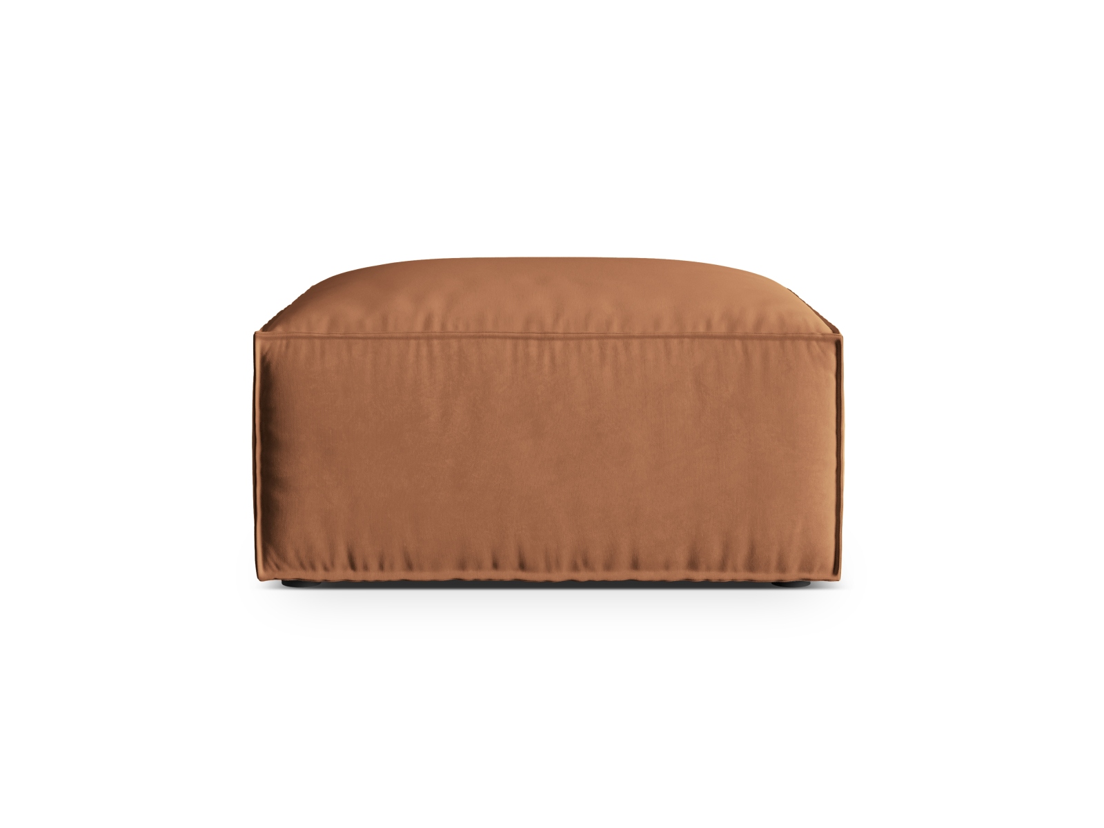Velvet Pouf, "Nuria", 1 Seat, 85x85x45