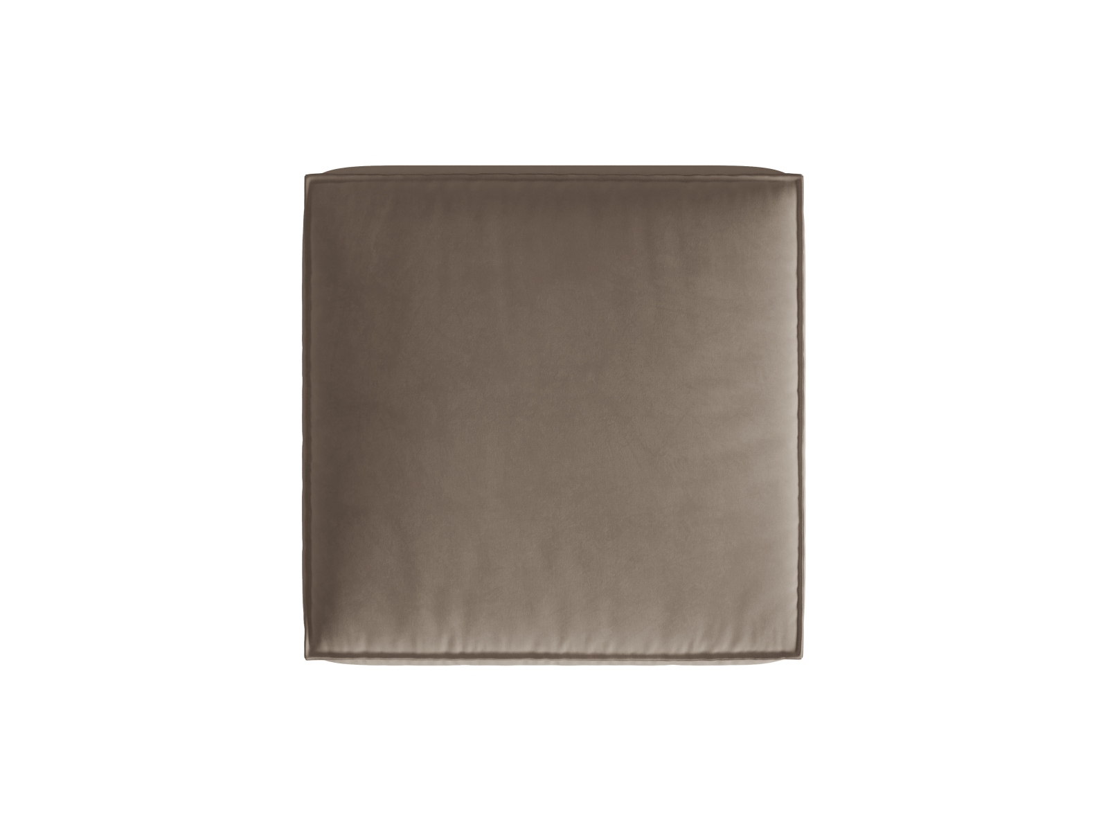 Velvet Pouf, "Nuria", 1 Seat, 85x85x45