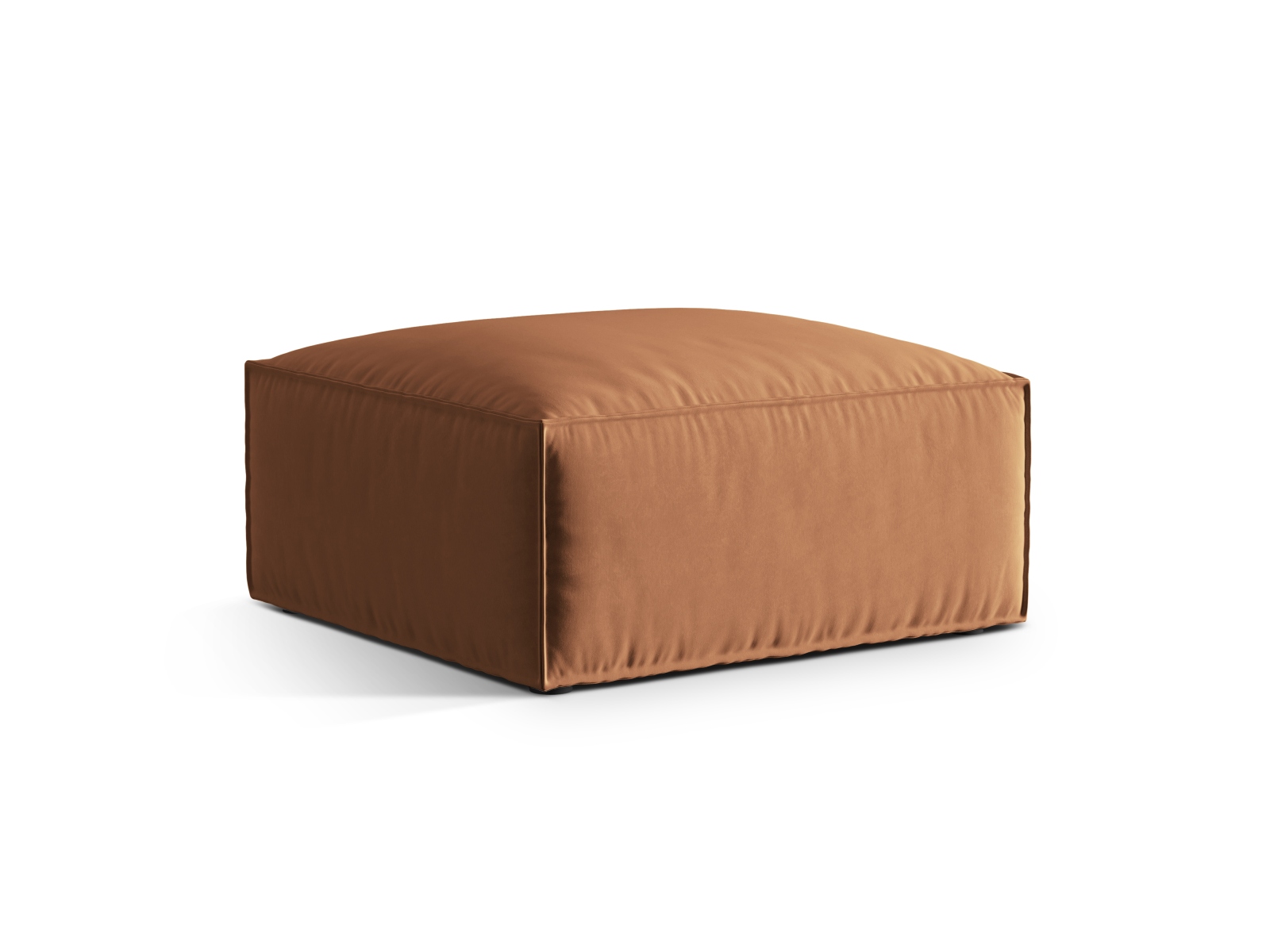 Velvet Pouf, "Nuria", 1 Seat, 85x85x45