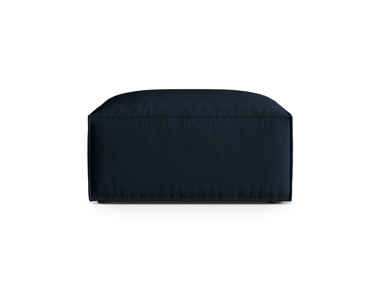 Velvet Pouf, "Nuria", 1 Seat, 85x85x45
