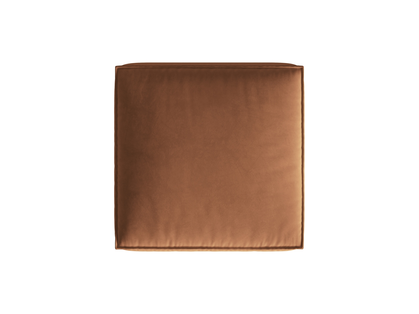 Velvet Pouf, "Nuria", 1 Seat, 85x85x45