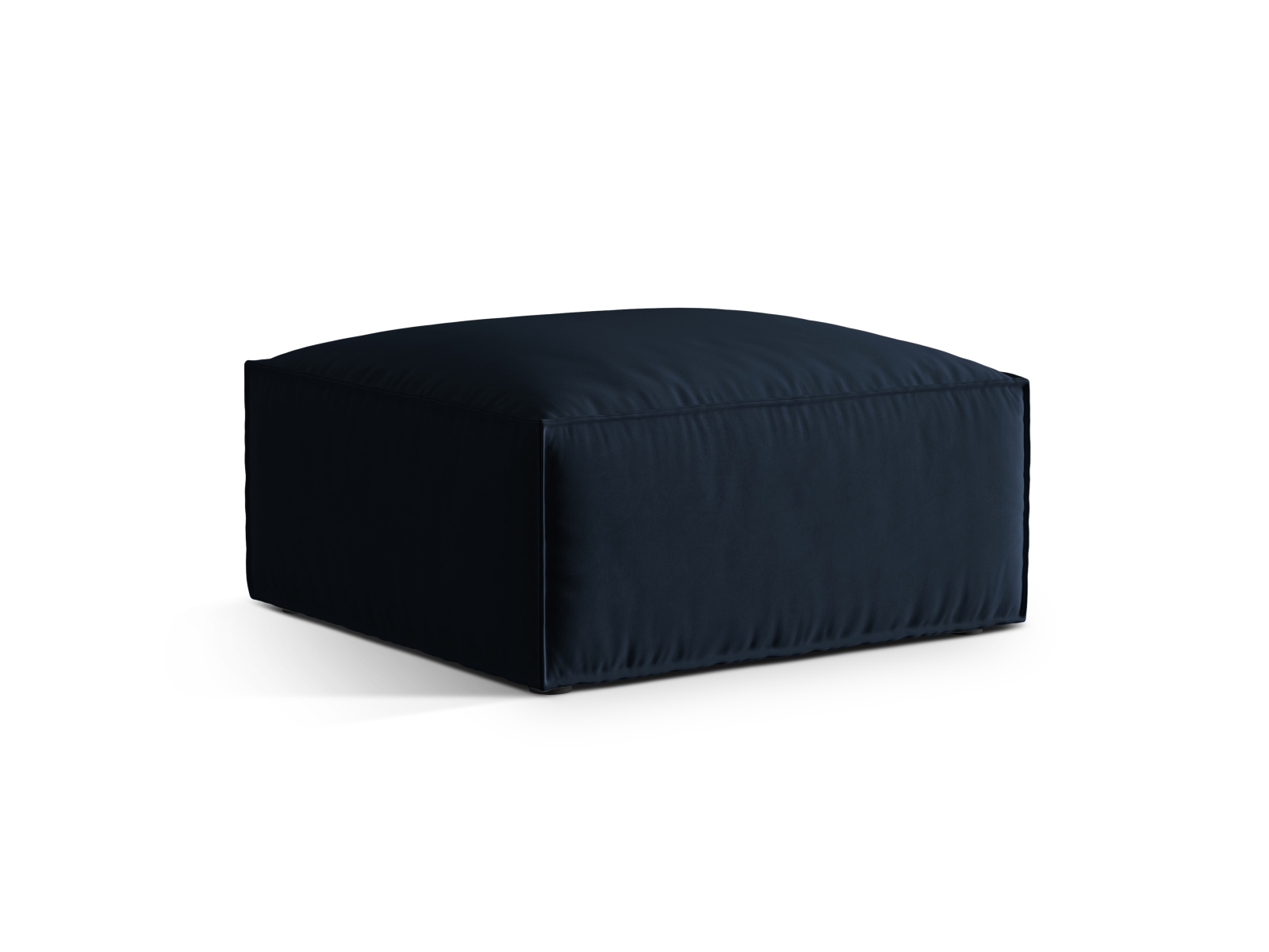 Velvet Pouf, "Nuria", 1 Seat, 85x85x45