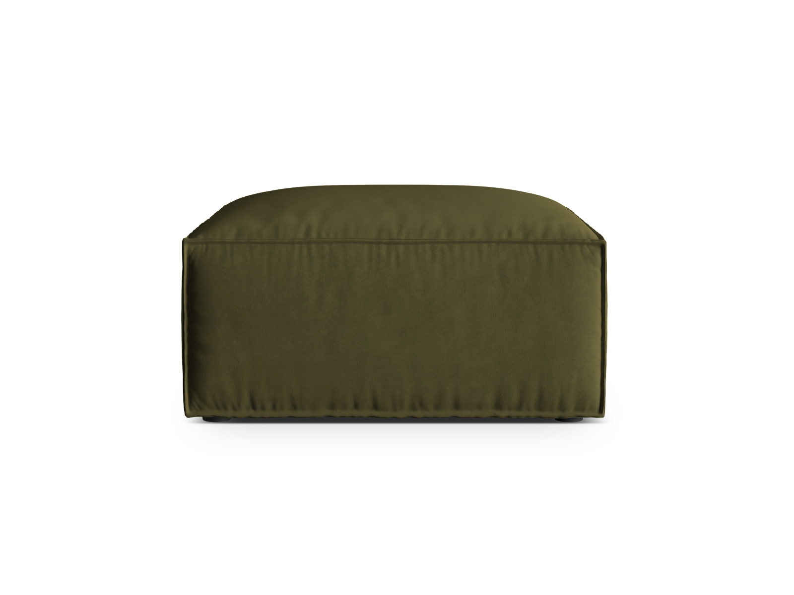 Velvet Pouf, "Nuria", 1 Seat, 85x85x45