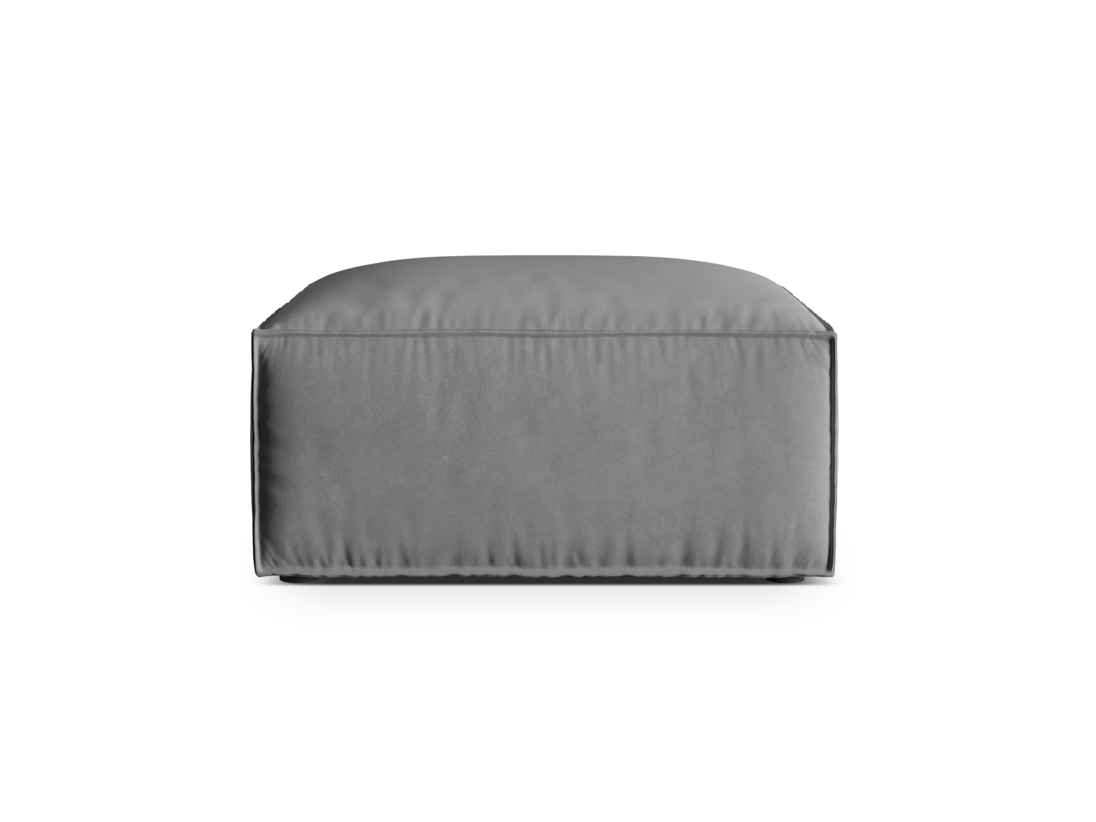 Velvet Pouf, "Nuria", 1 Seat, 85x85x45