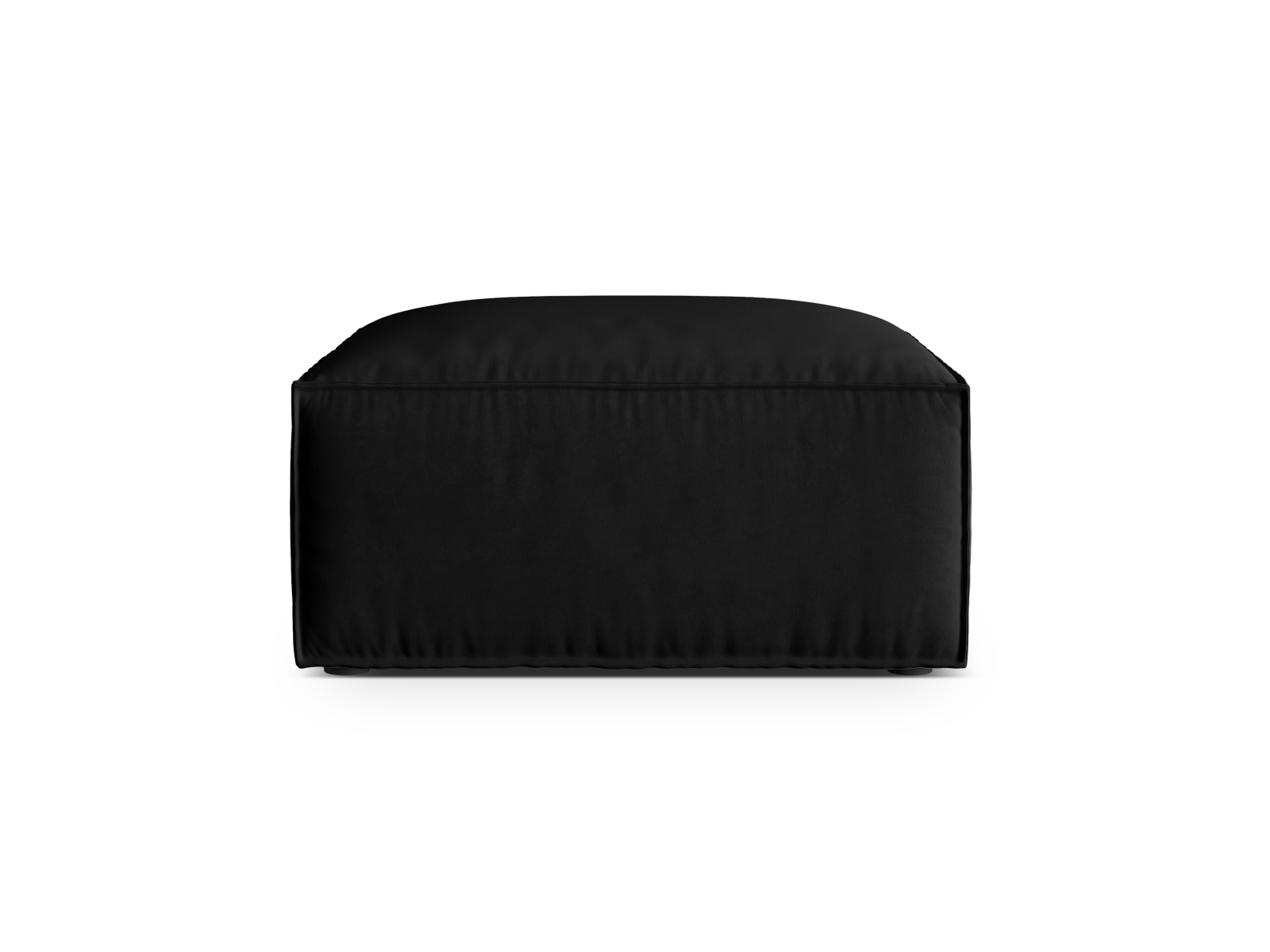 Velvet Pouf, "Nuria", 1 Seat, 85x85x45