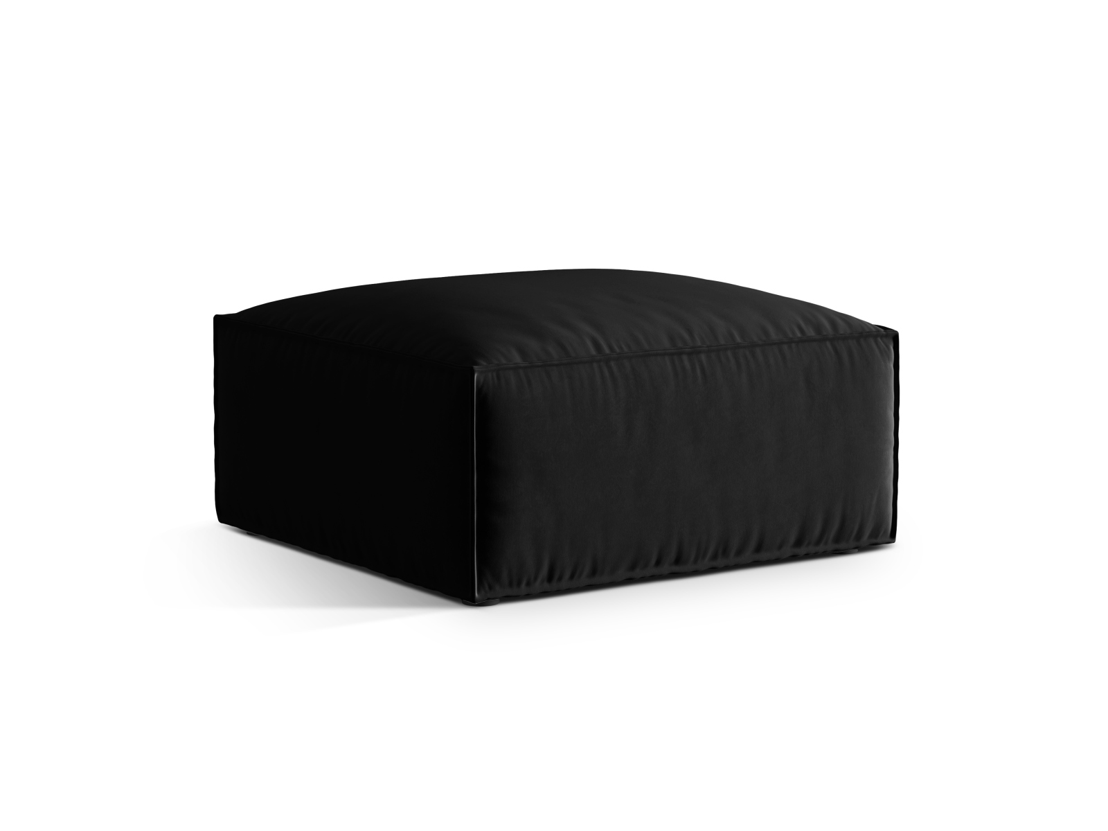 Velvet Pouf, "Nuria", 1 Seat, 85x85x45