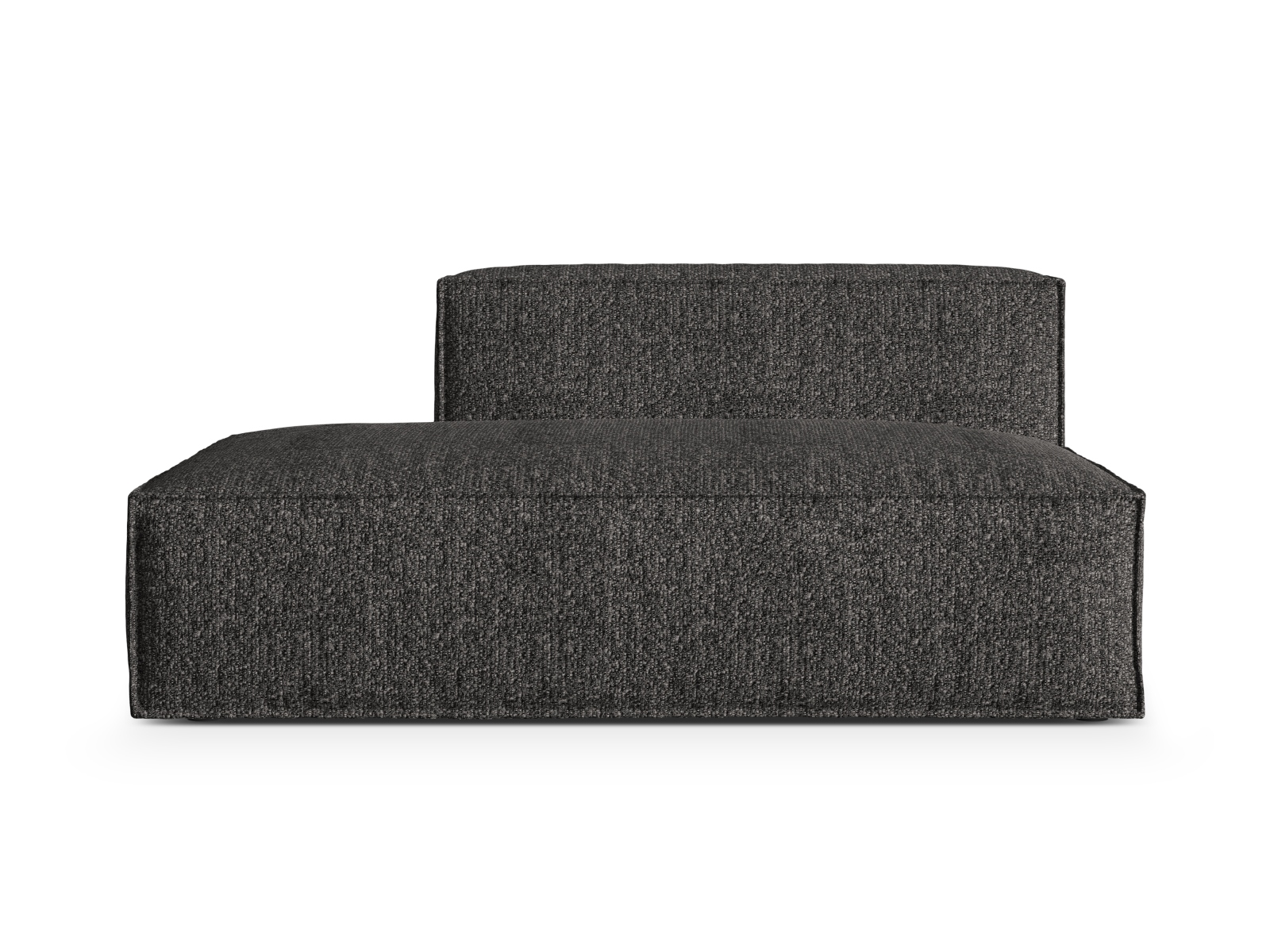 Boucle Left Modular Sofa, "Nuria", 3 Seats, 165x110x72
