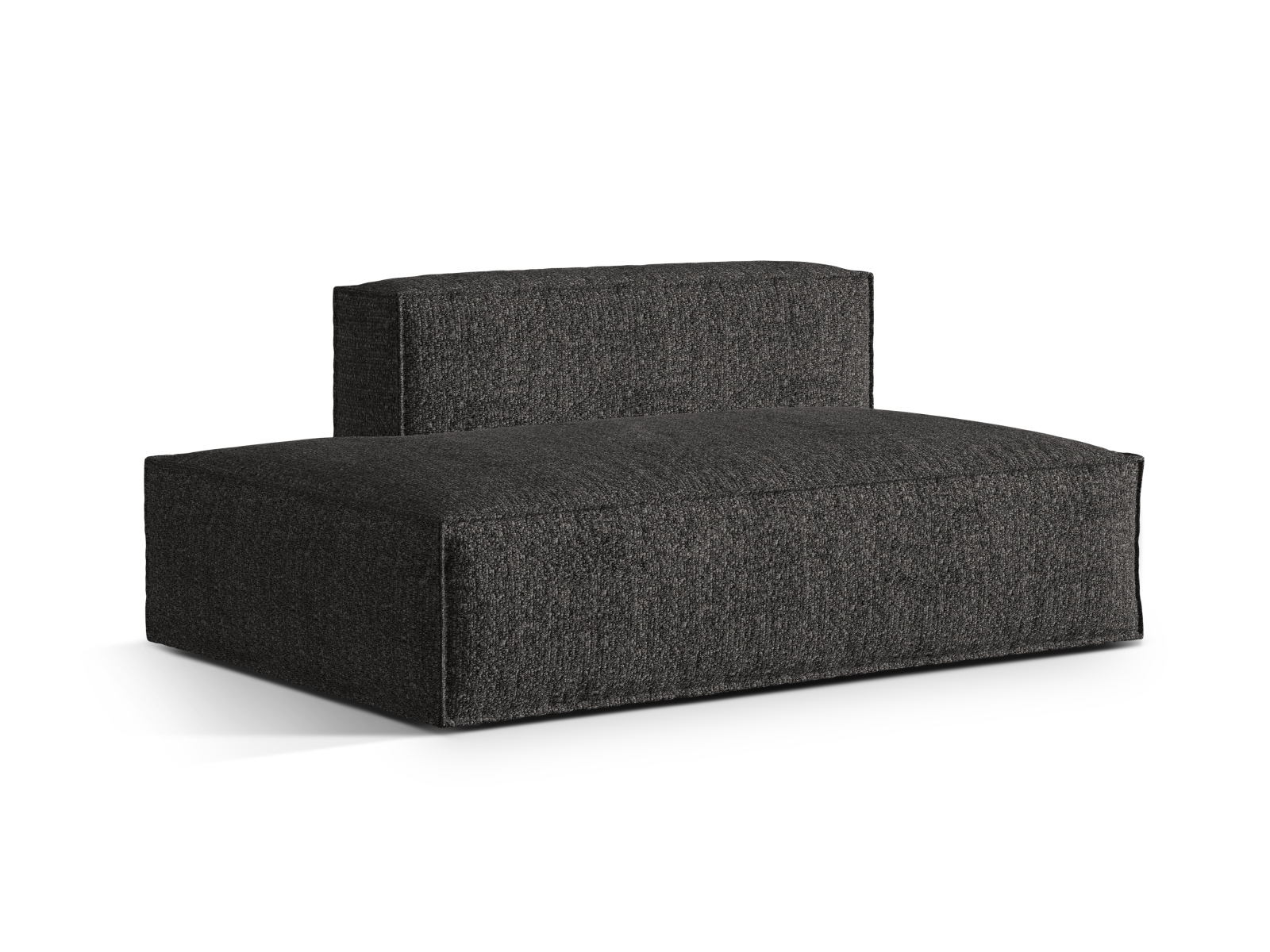 Boucle Left Modular Sofa, "Nuria", 3 Seats, 165x110x72