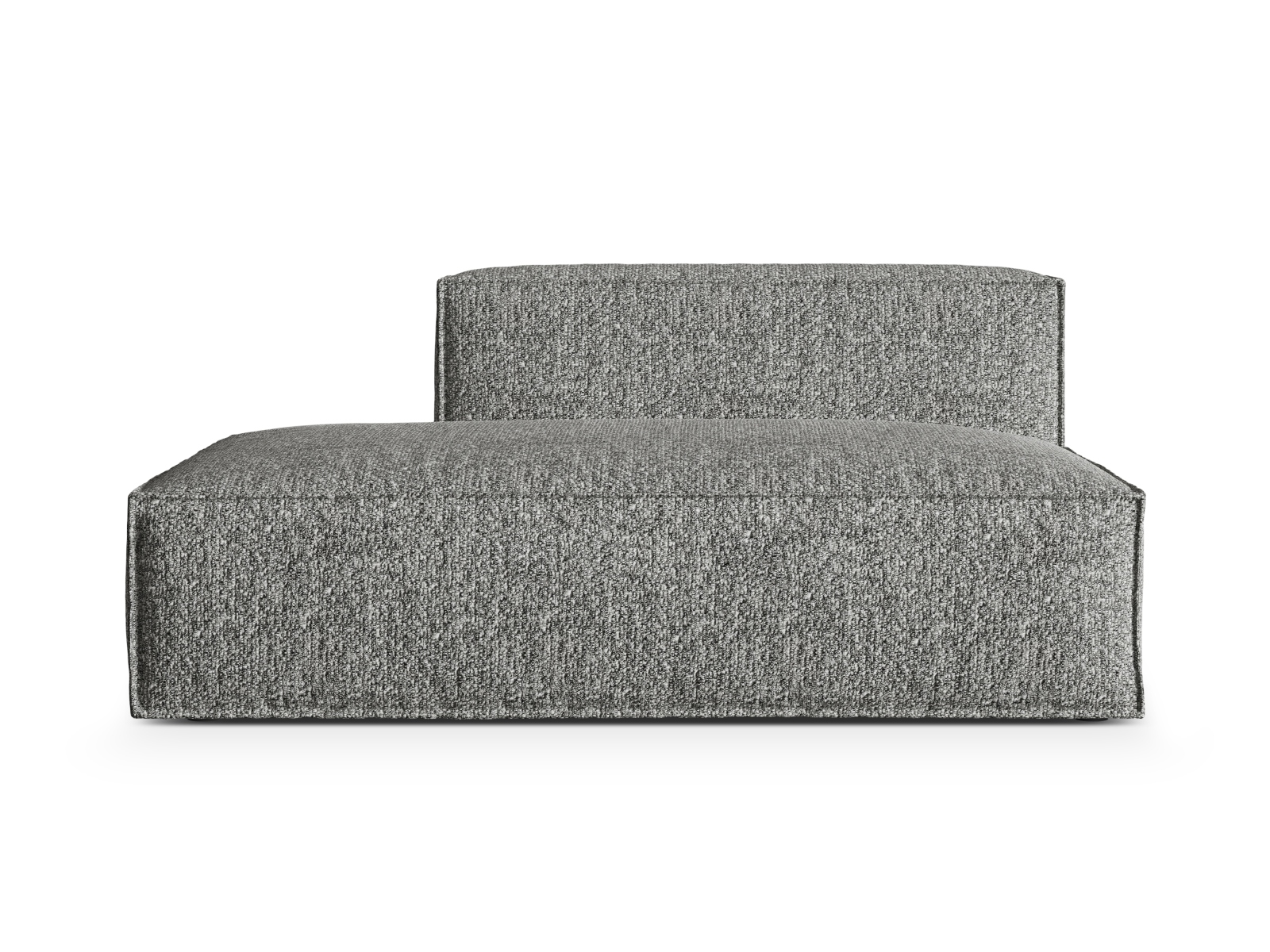 Boucle Left Modular Sofa, "Nuria", 3 Seats, 165x110x72