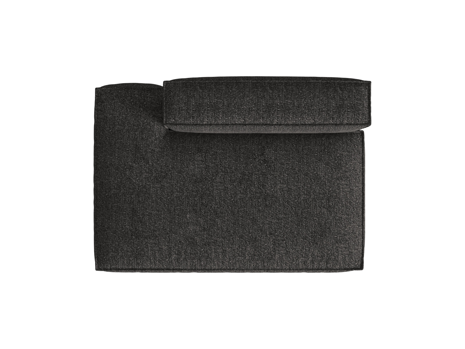 Boucle Left Modular Sofa, "Nuria", 3 Seats, 165x110x72