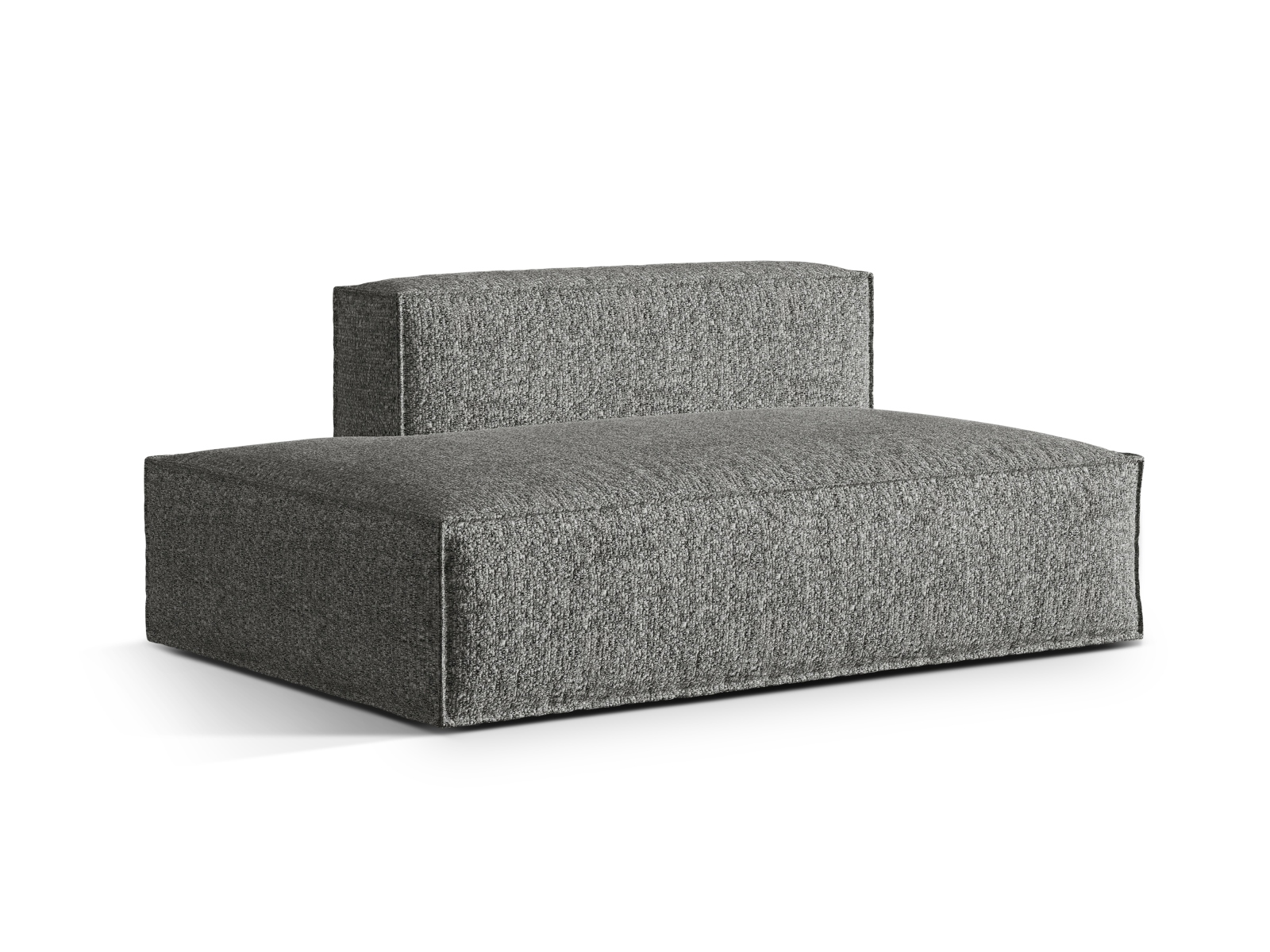 Boucle Left Modular Sofa, "Nuria", 3 Seats, 165x110x72