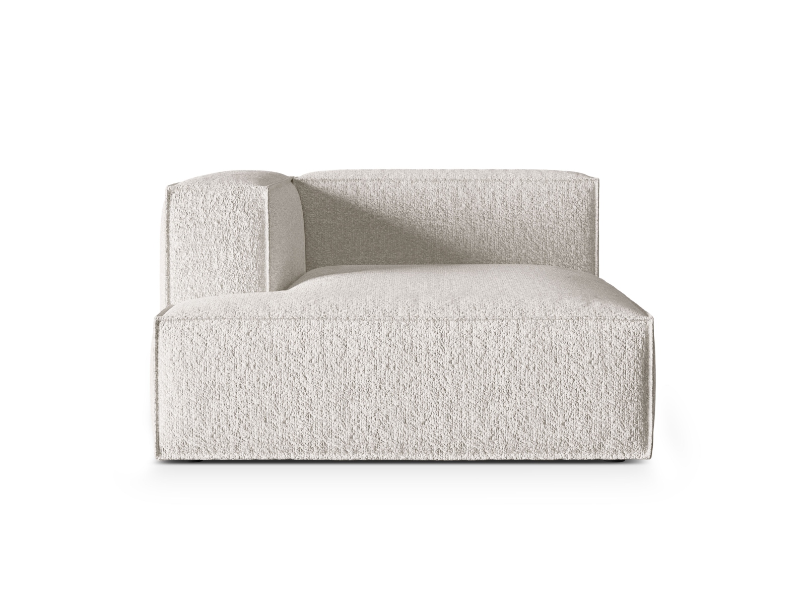 Boucle Chaise Longue Left, "Nuria", 1 Seat, 127x147x72