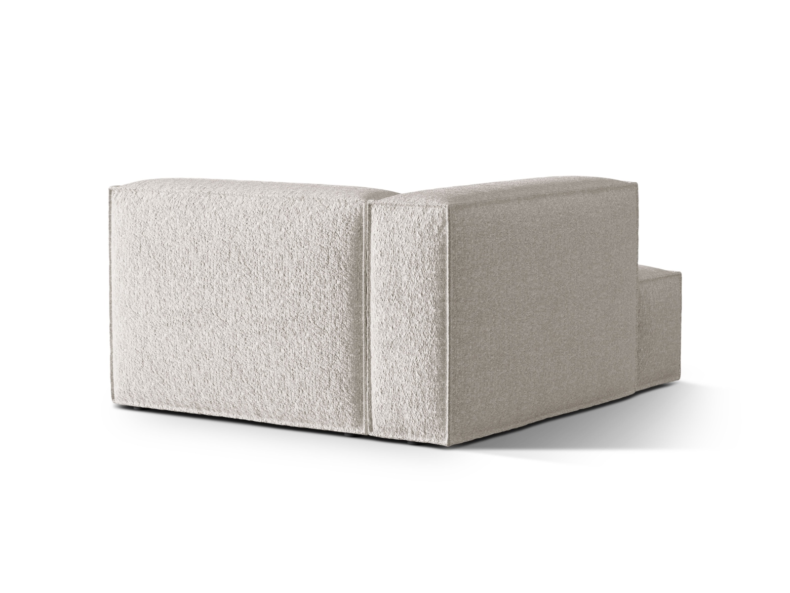 Boucle Chaise Longue Left, "Nuria", 1 Seat, 127x147x72