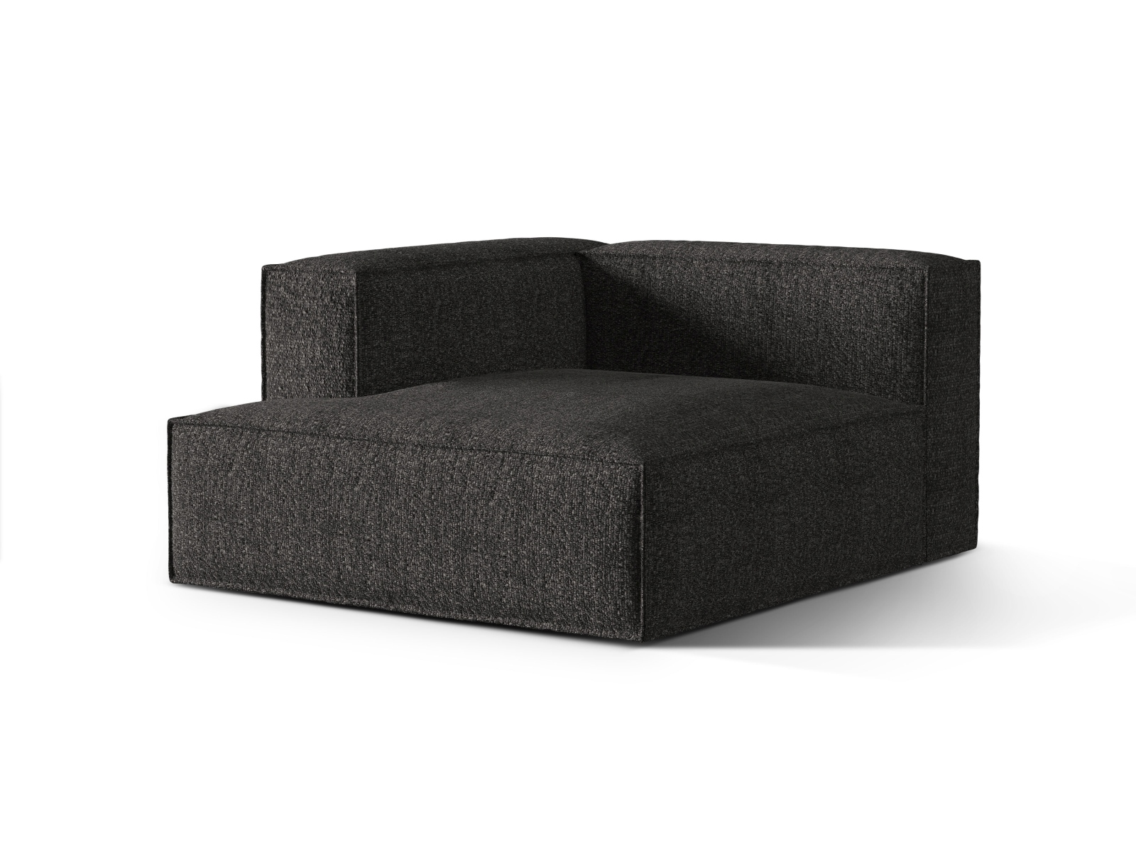 Boucle Chaise Longue Left, "Nuria", 1 Seat, 127x147x72