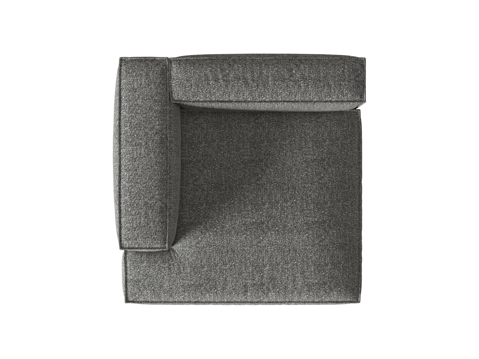 Boucle Chaise Longue Left, "Nuria", 1 Seat, 127x147x72
