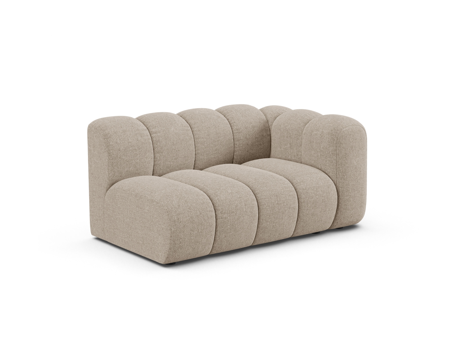 Right Modular Sofa, "Lupine", 2 Seats, 145x95x70