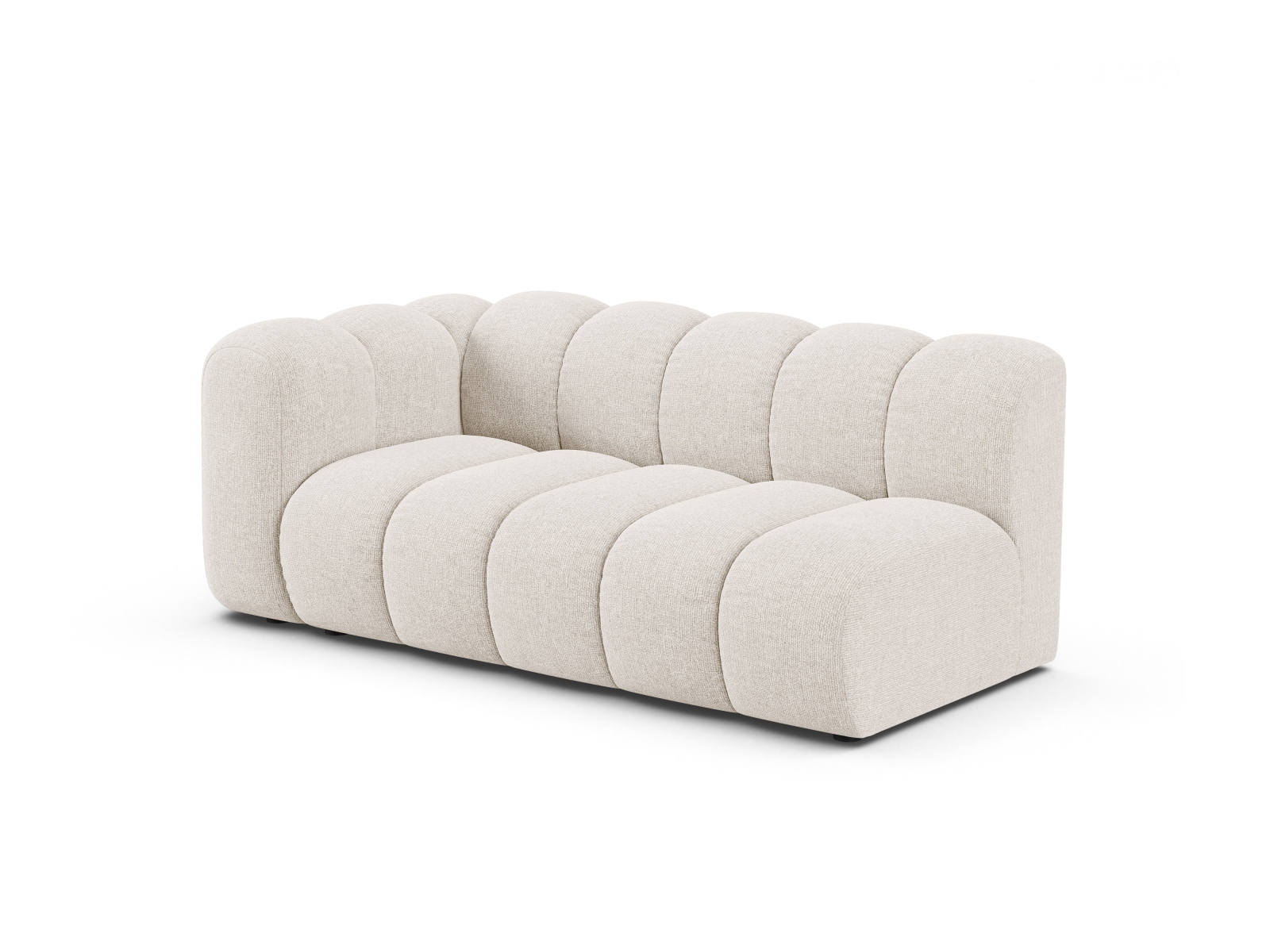 Left Modular Sofa, "Lupine", 3 Seats, 175x95x70