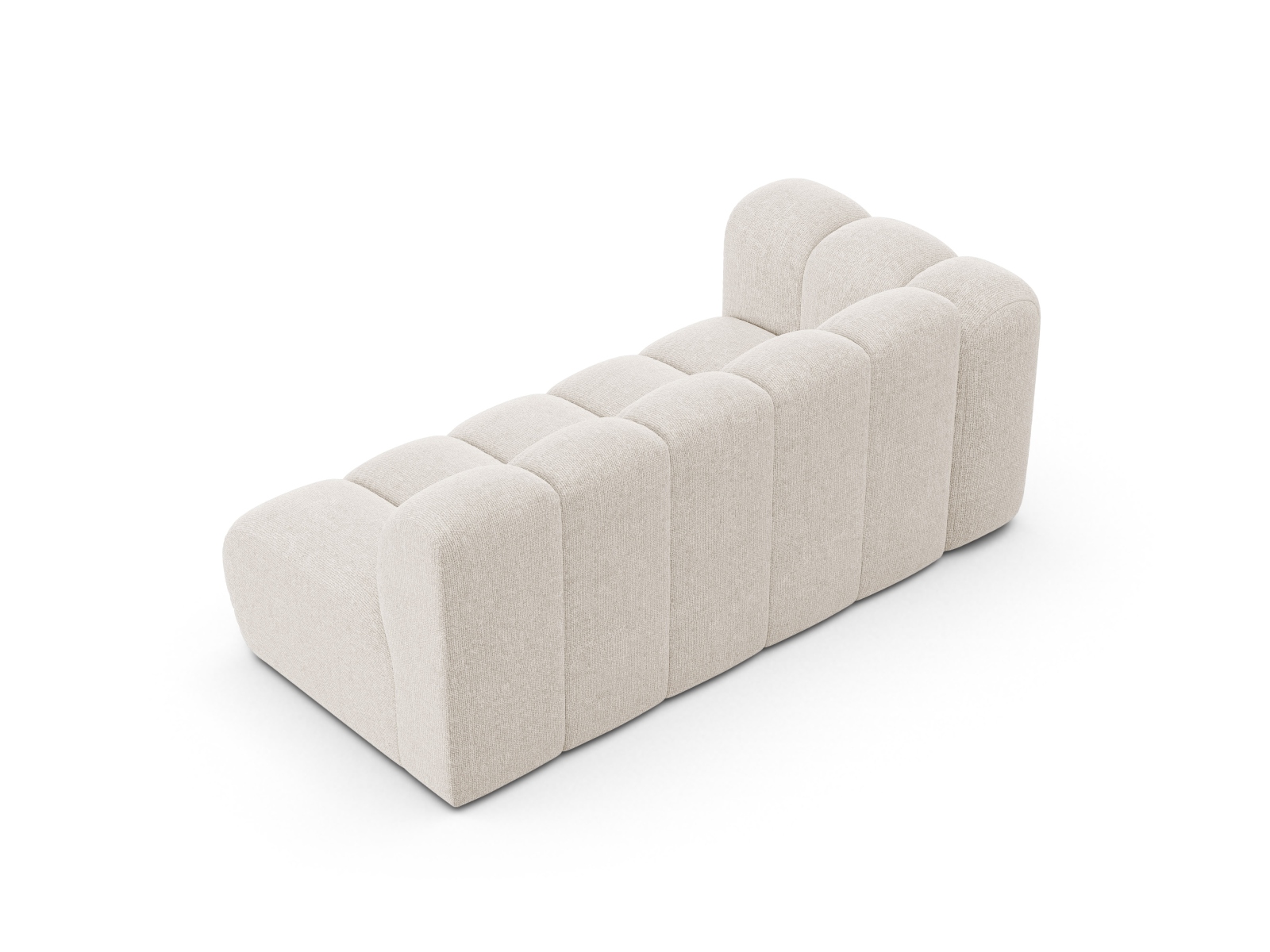 Left Modular Sofa, "Lupine", 3 Seats, 175x95x70