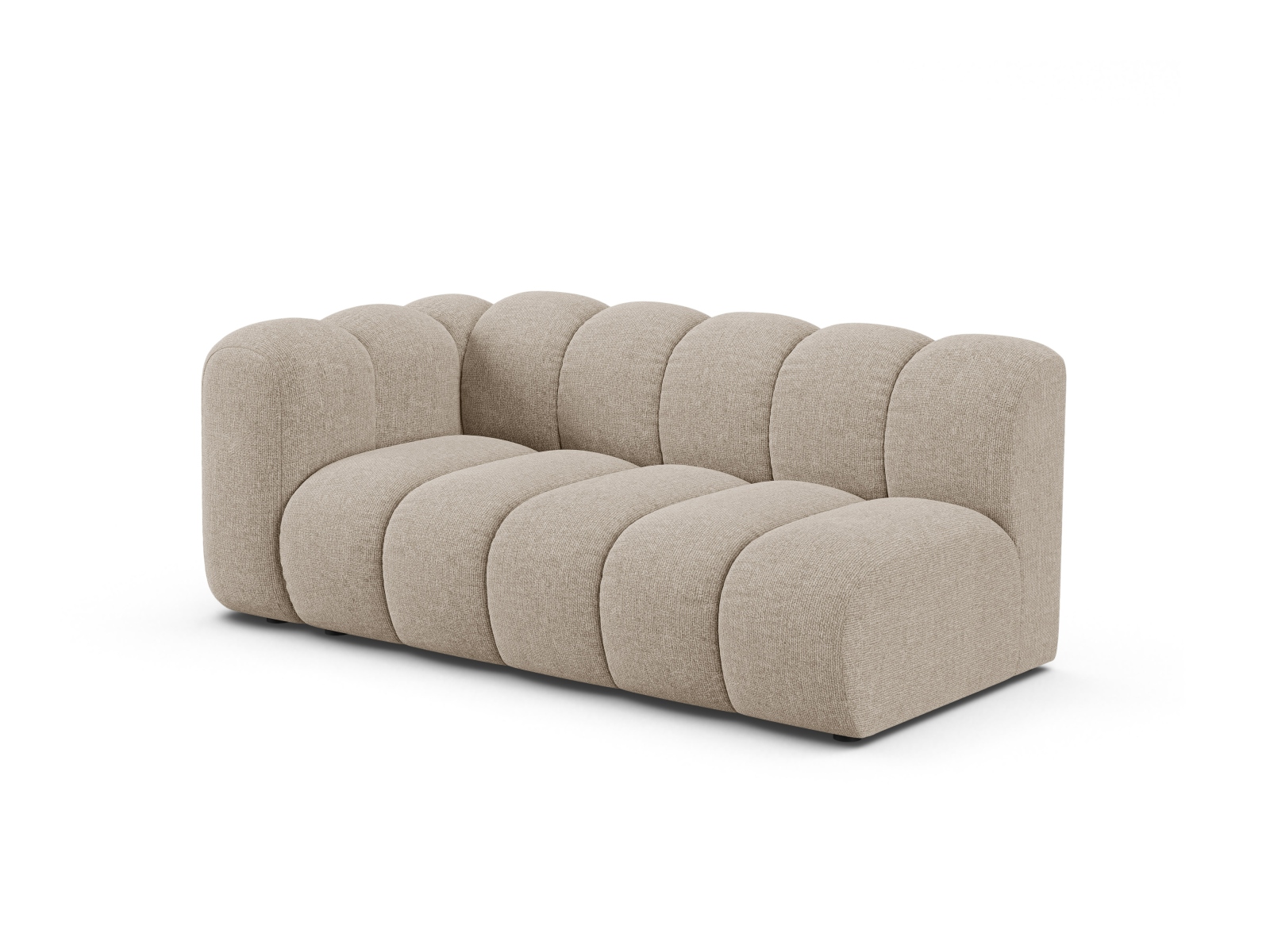 Left Modular Sofa, "Lupine", 3 Seats, 175x95x70