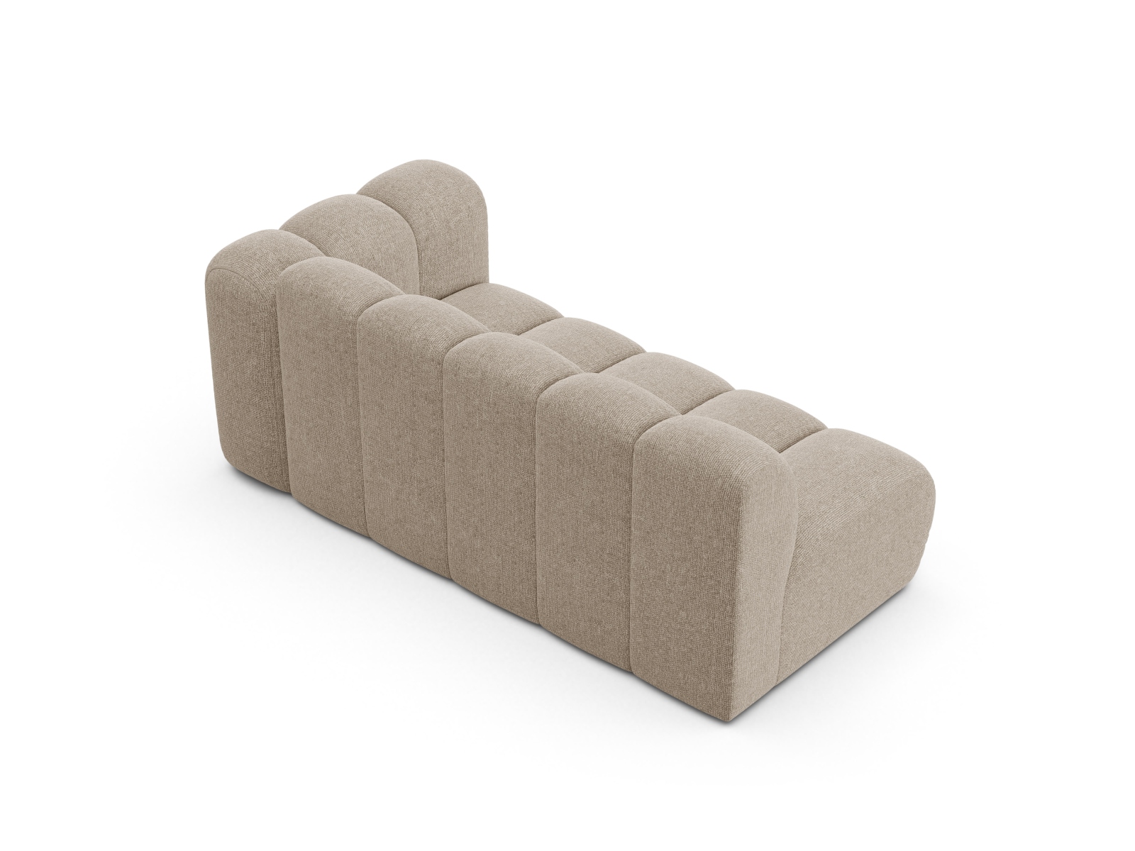 Right Modular Sofa, "Lupine", 3 Seats, 175x95x70