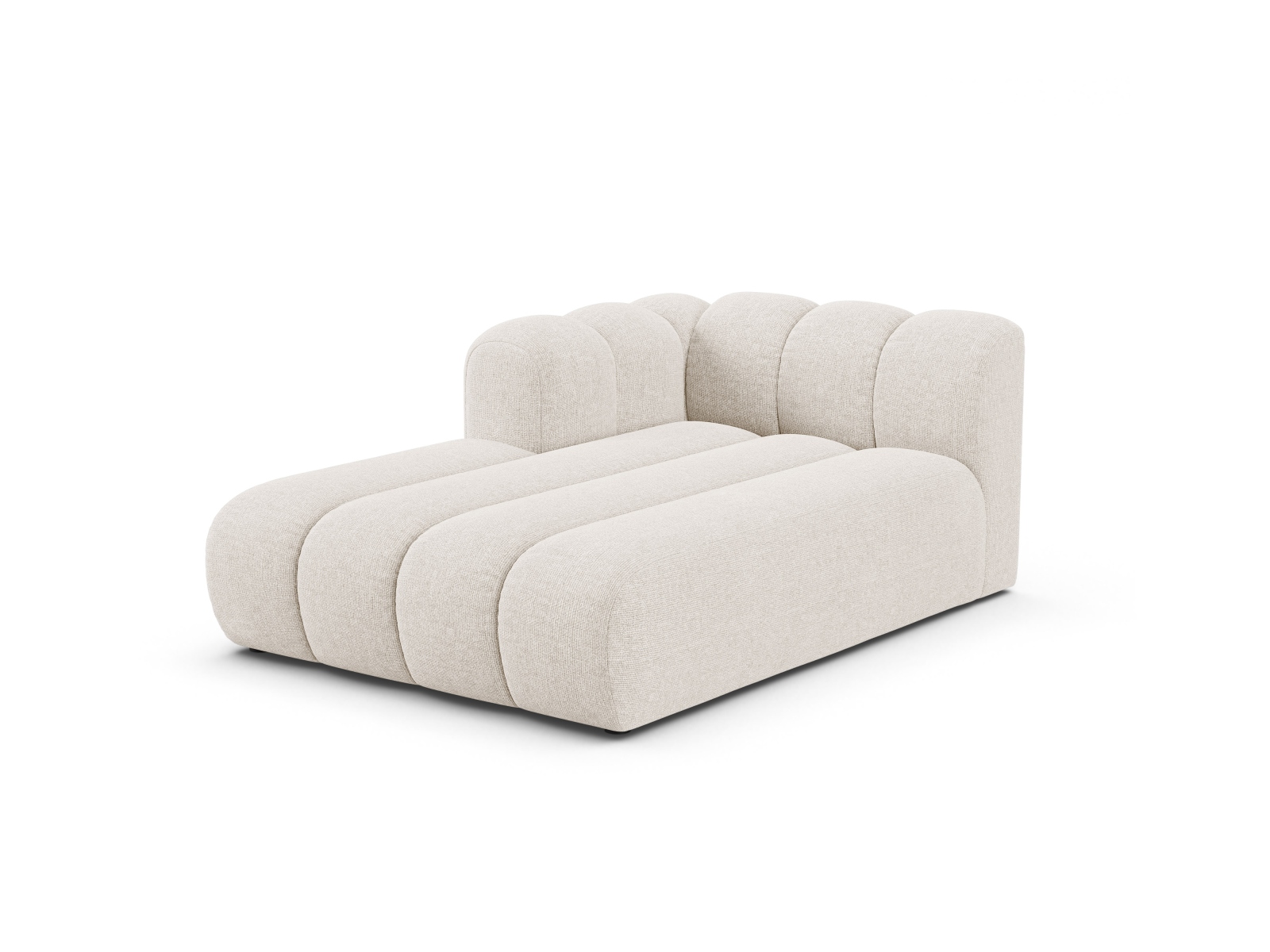 Chaise Longue Left, "Lupine", 2 Seats, 117x177x70