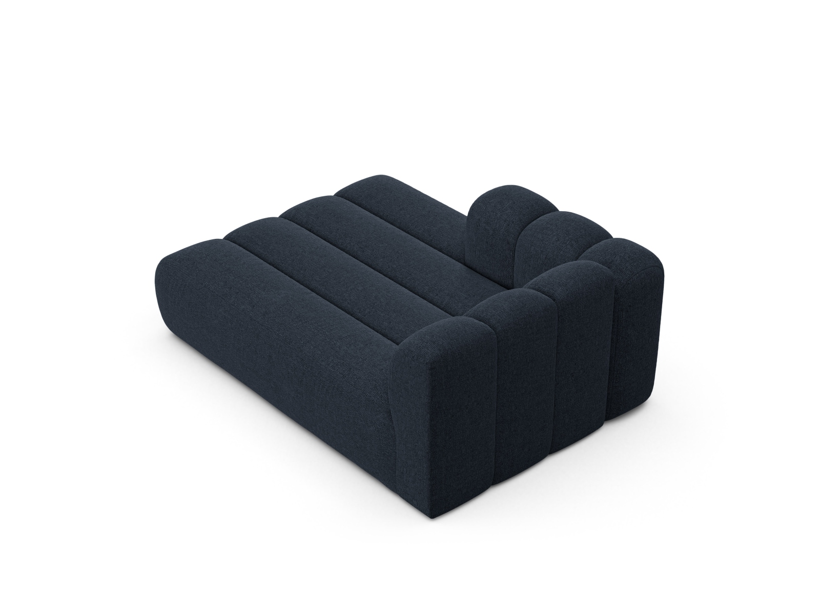 Chaise Longue Left, "Lupine", 2 Seats, 117x177x70