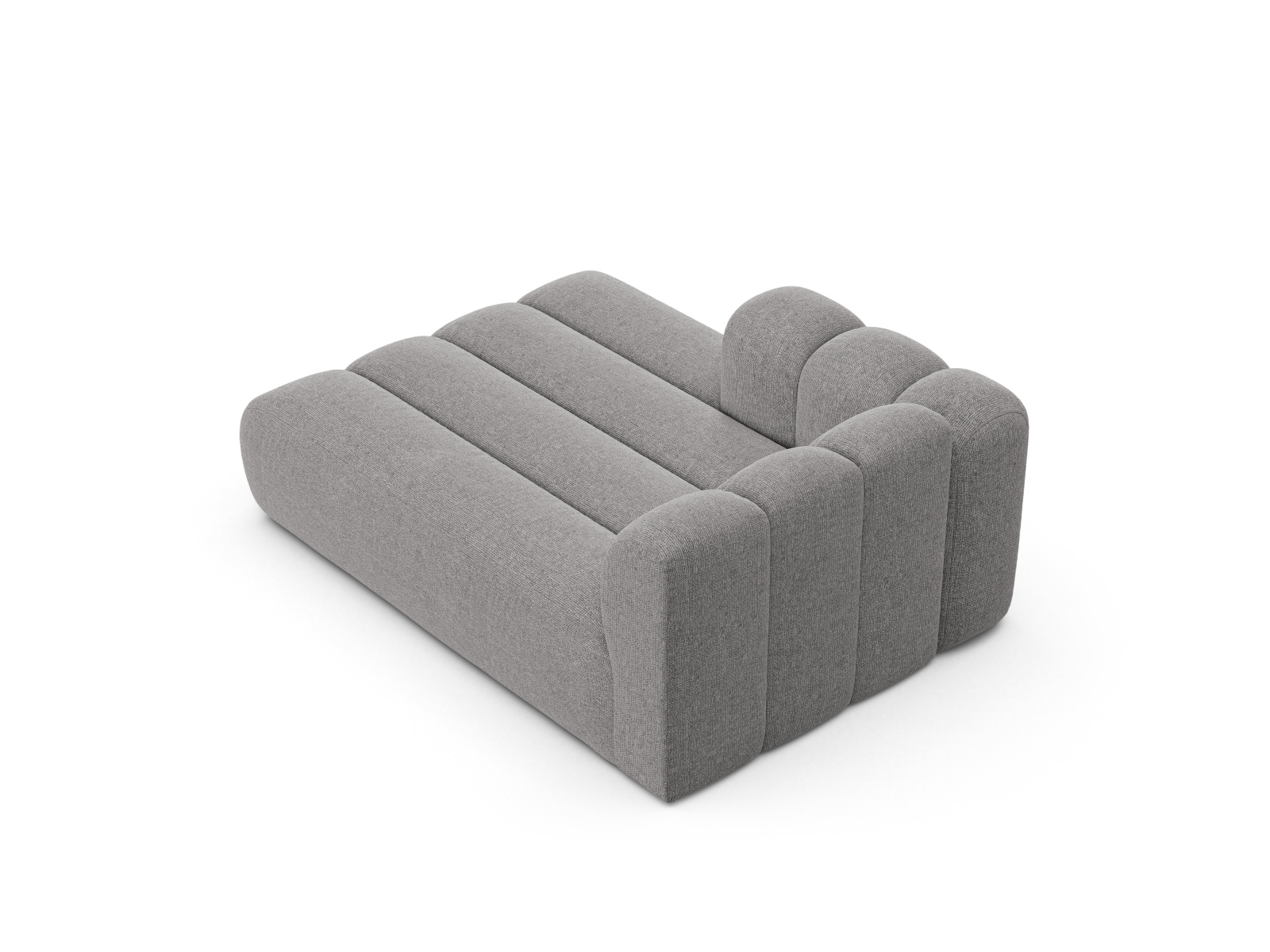 Chaise Longue Left, "Lupine", 2 Seats, 117x177x70