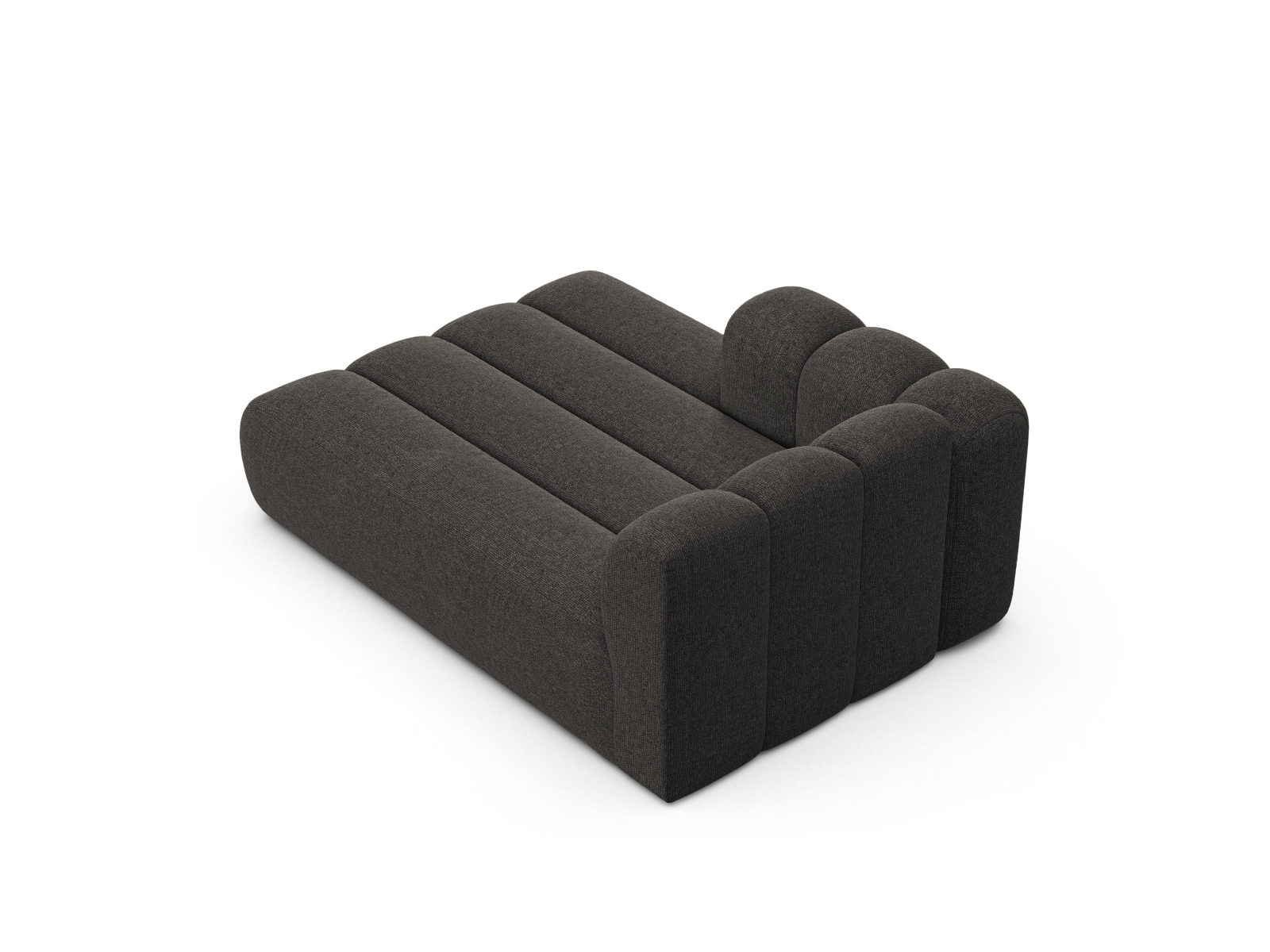 Chaise Longue Left, "Lupine", 2 Seats, 117x177x70