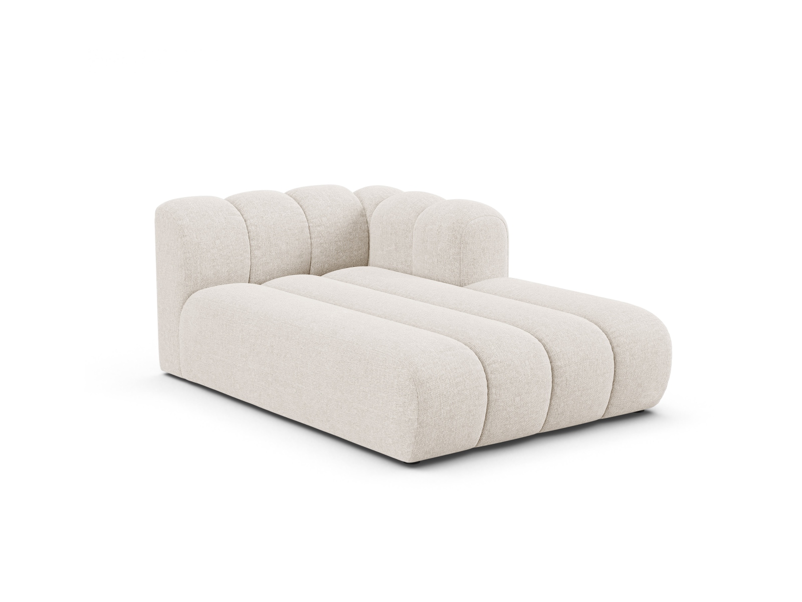Chaise Longue Right, "Lupine", 2 Seats, 117x177x70