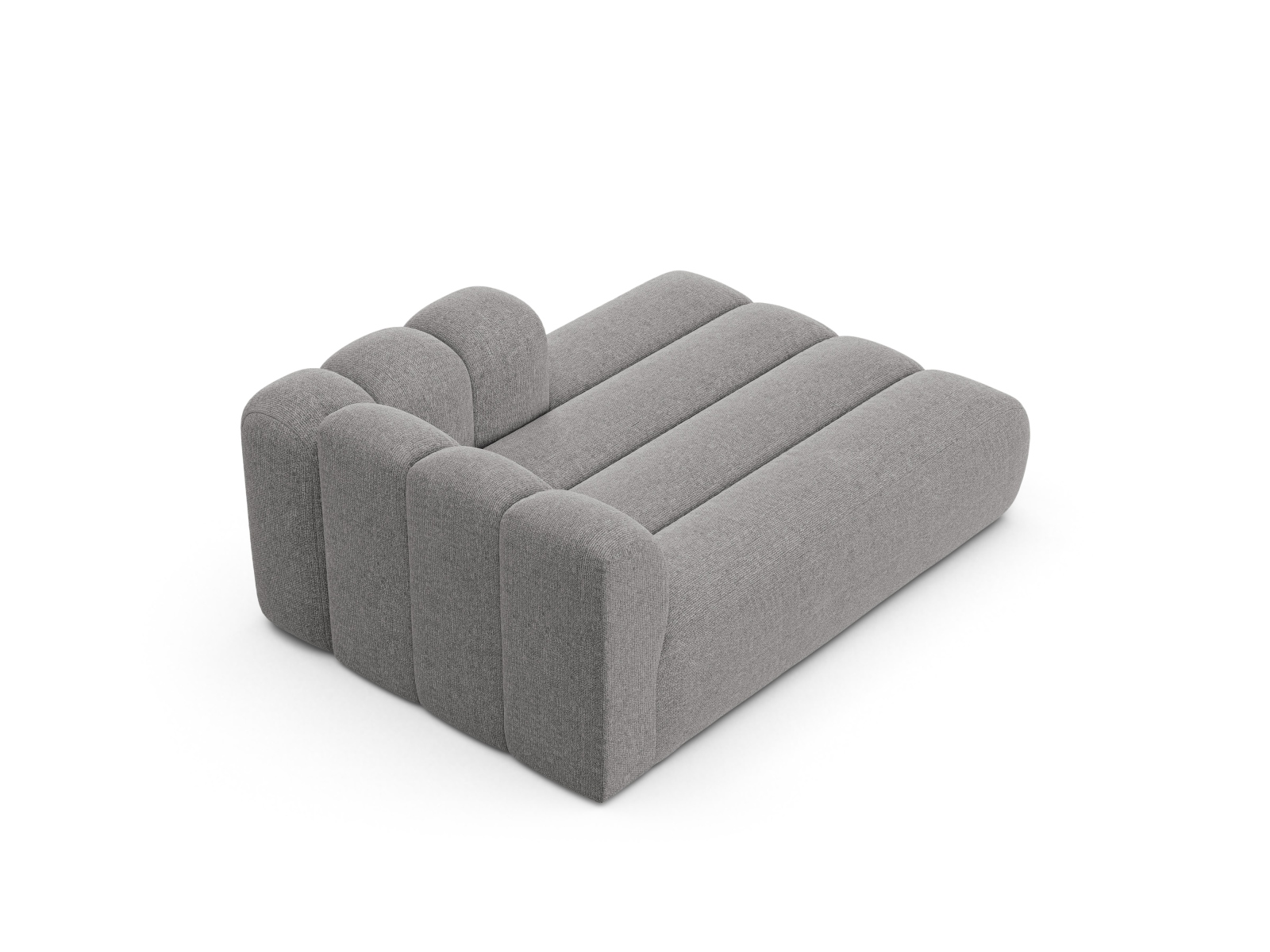 Chaise Longue Right, "Lupine", 2 Seats, 117x177x70