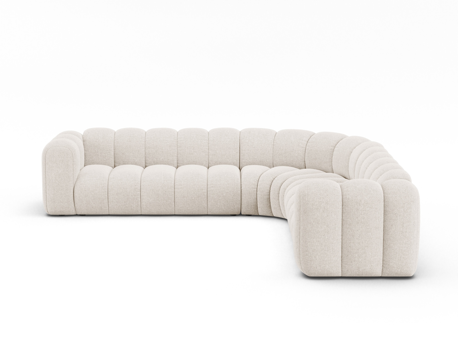 Modular Symmetrical Corner Sofa, "Lupine", 5 Seats, 309x309x70