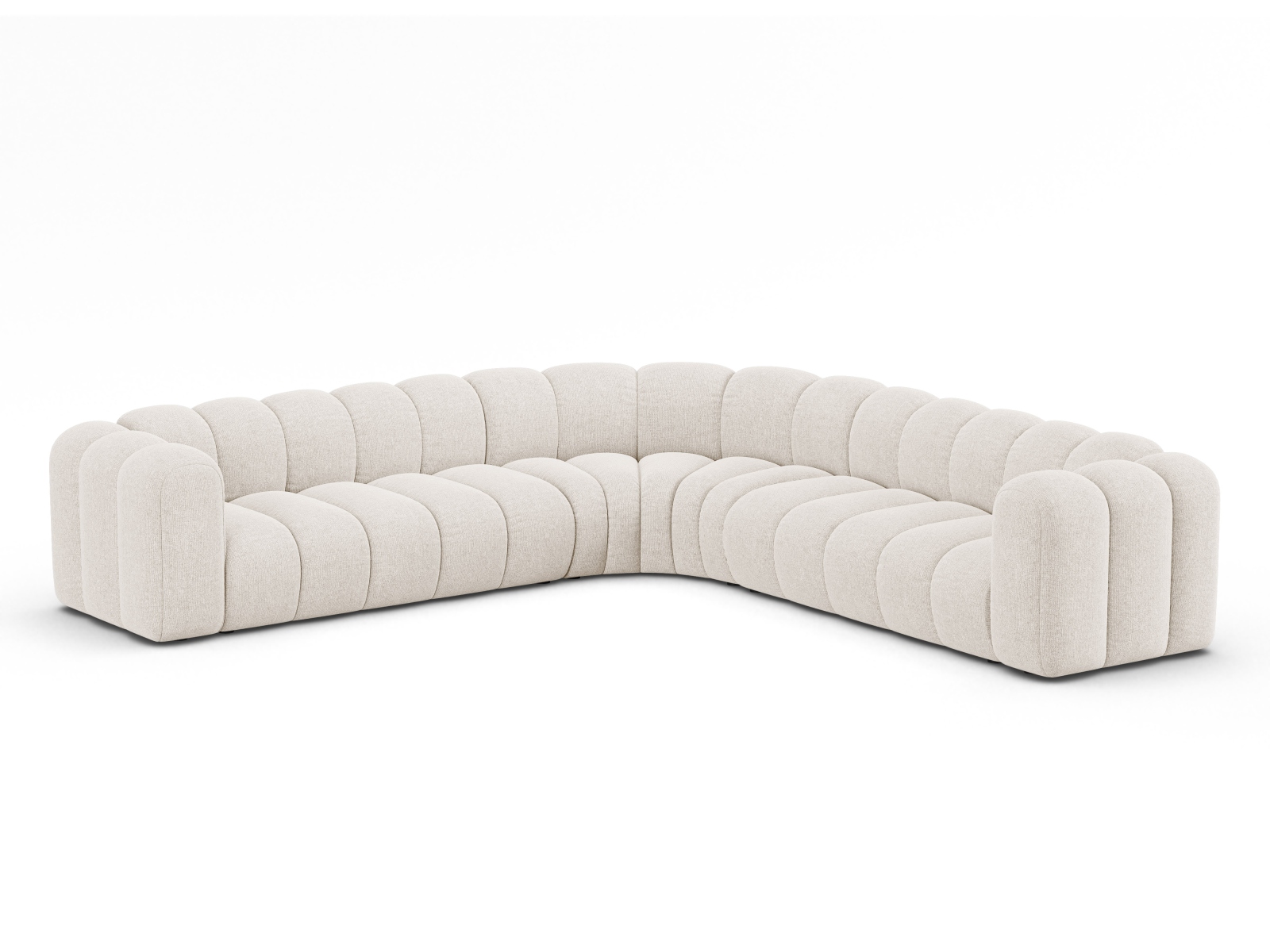 Modular Symmetrical Corner Sofa, "Lupine", 5 Seats, 309x309x70