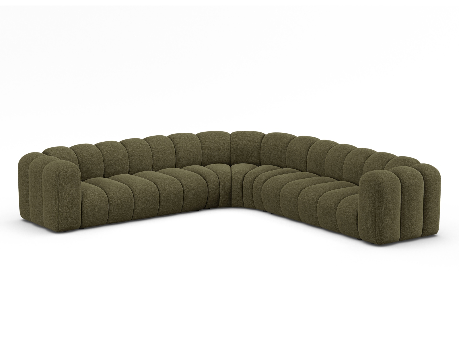 Modular Symmetrical Corner Sofa, "Lupine", 5 Seats, 309x309x70