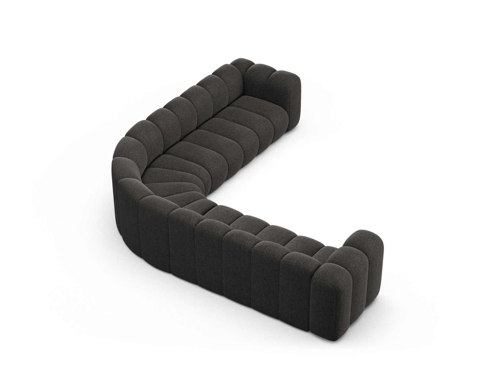 Modular Symmetrical Corner Sofa, "Lupine", 5 Seats, 309x309x70