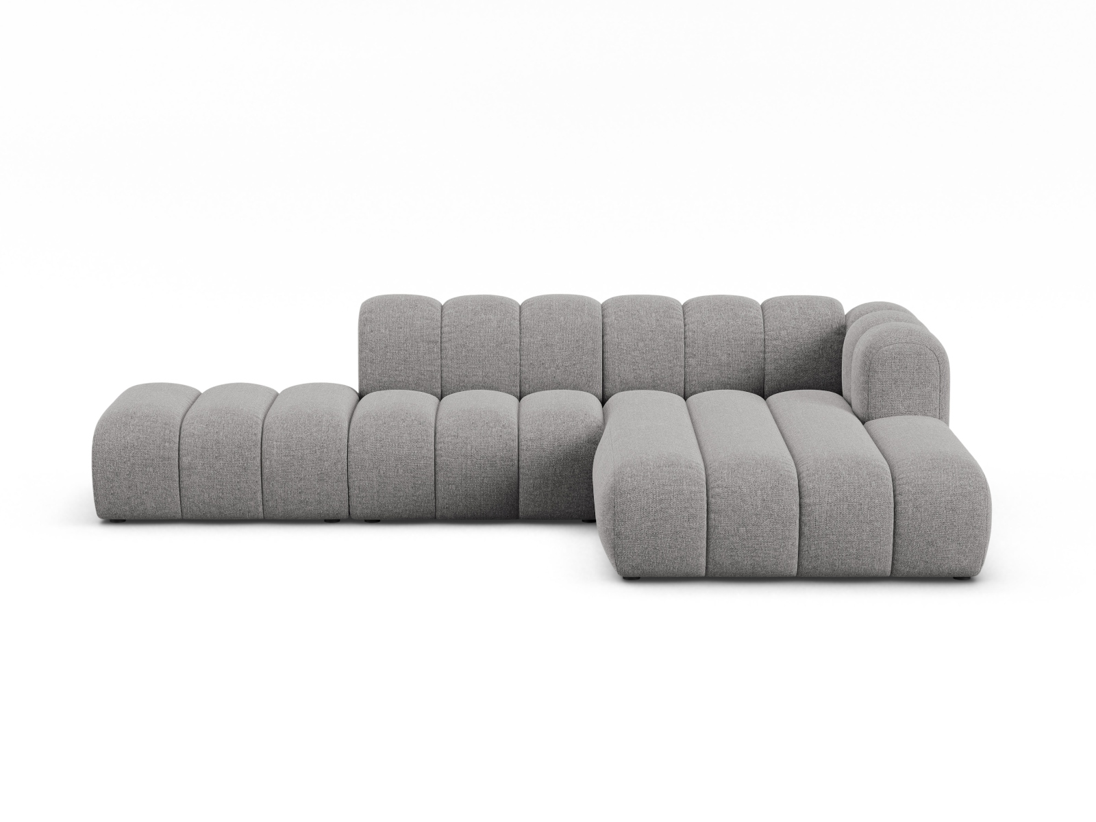 Modular Right Open Corner Sofa, "Lupine", 5 Seats, 299x177x70