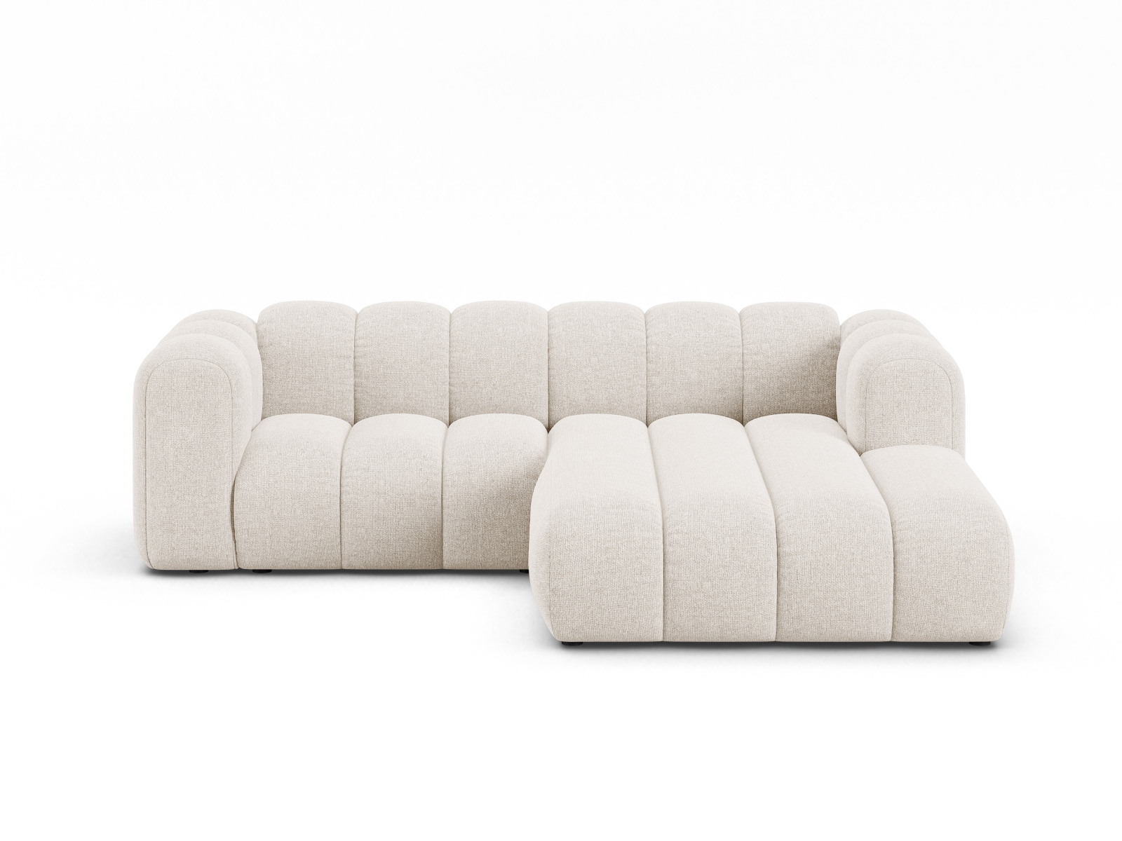 Modular Right Corner Sofa, "Lupine", 3 Seats, 230x177x70